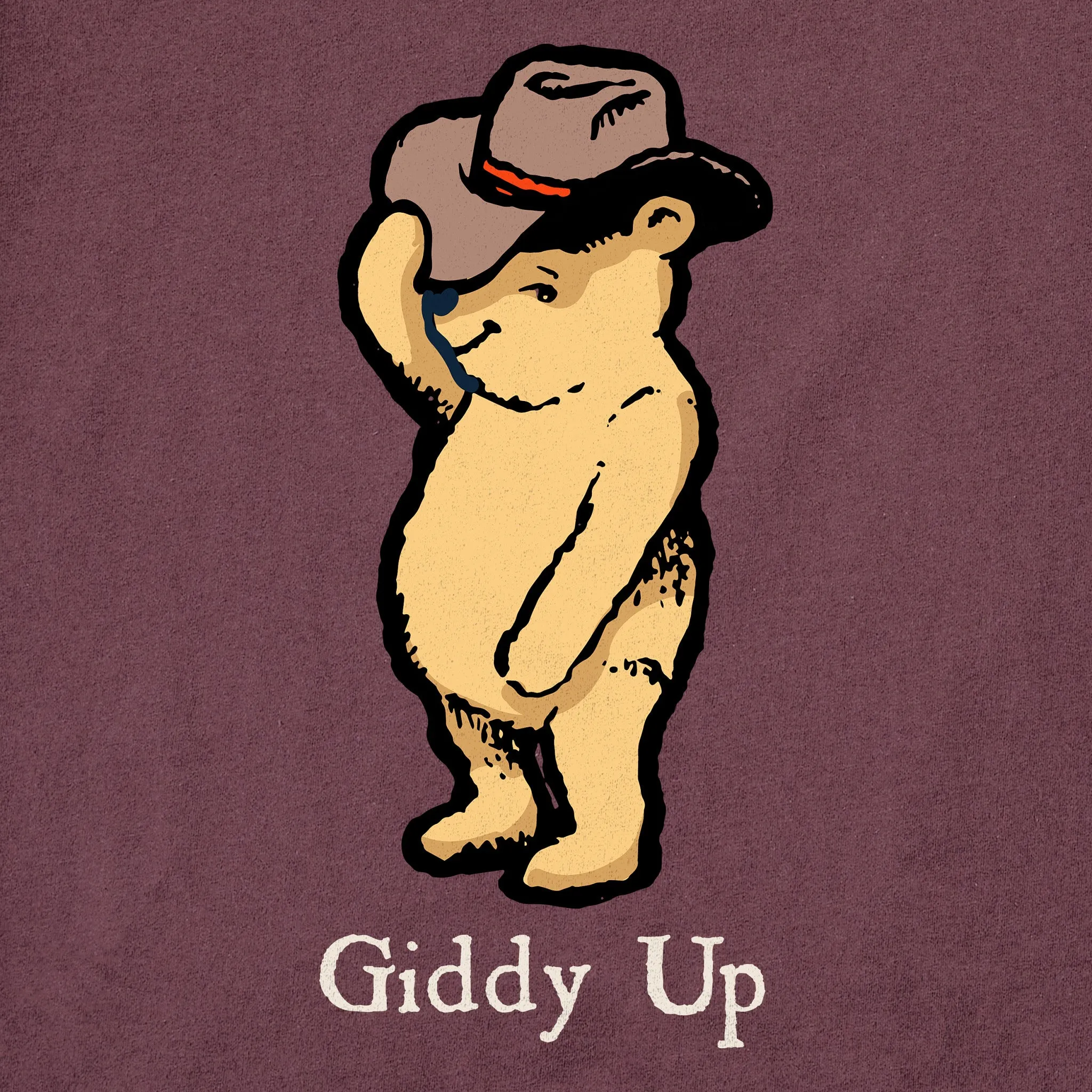 Women's Giddy Up Winnie Short Sleeve Crusher Tee Life is Good