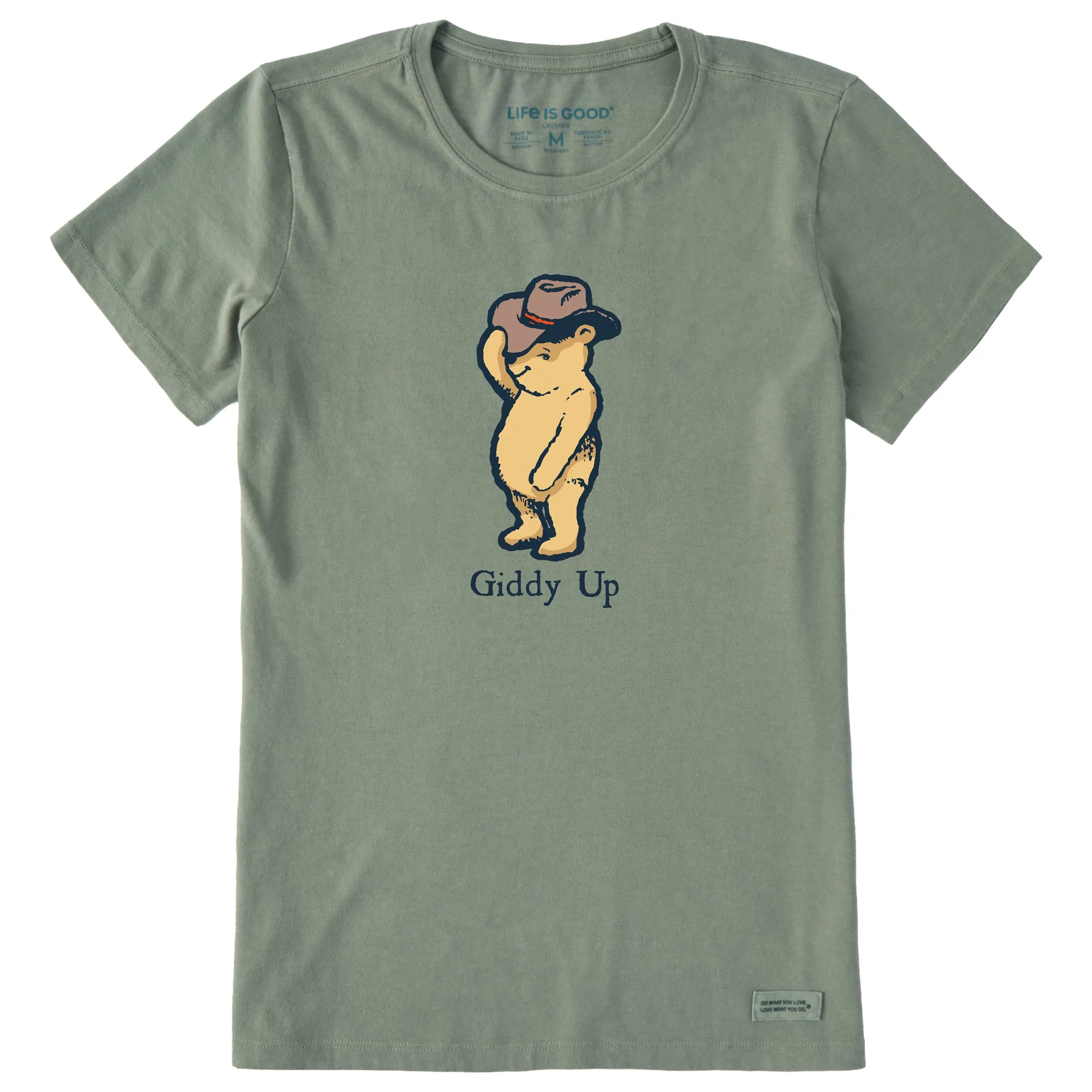 Women's Giddy Up Winnie Short Sleeve Crusher Tee Life is Good