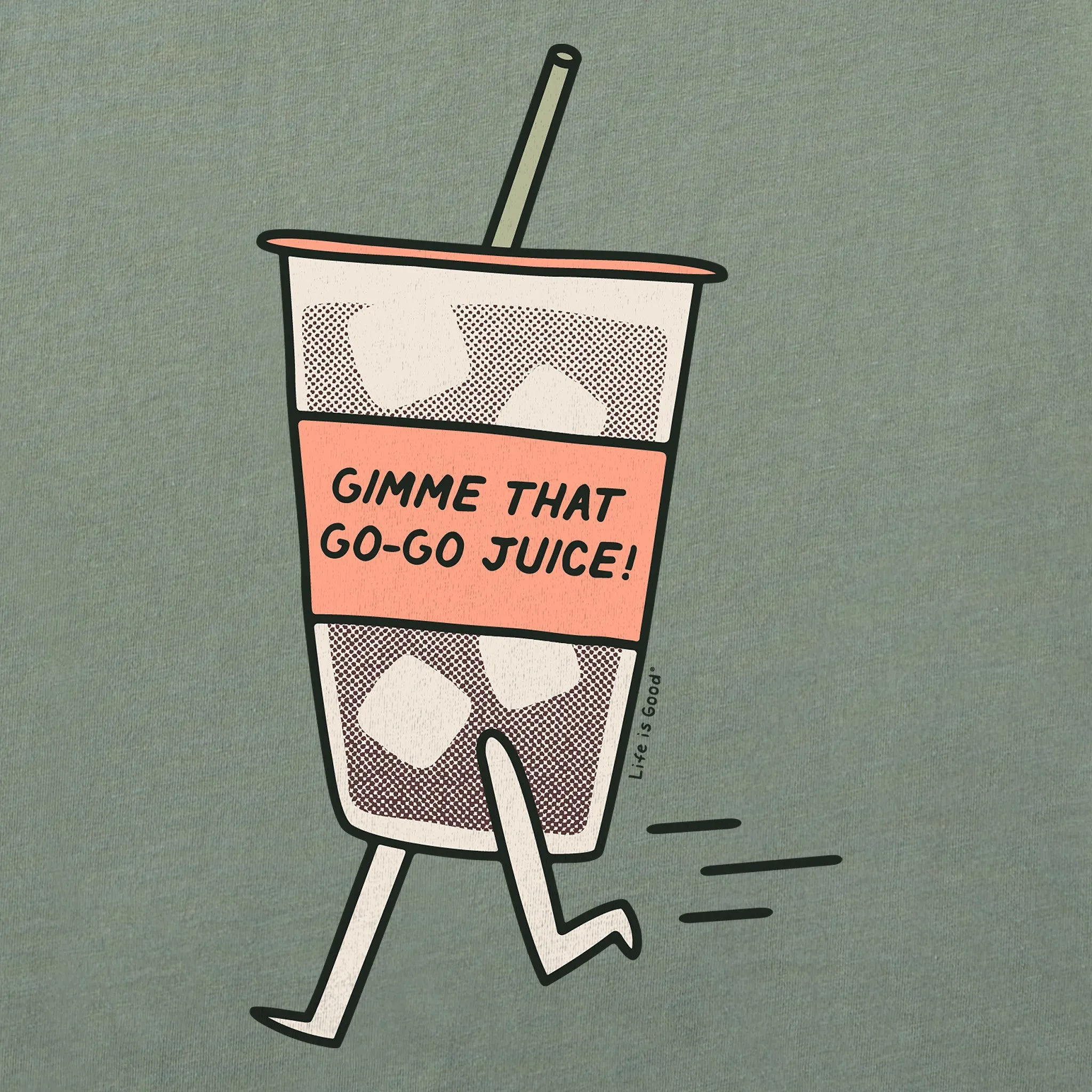 Women's Gimme That Go-Go Juice Crusher-LITE Shrunken Tee Life is Good