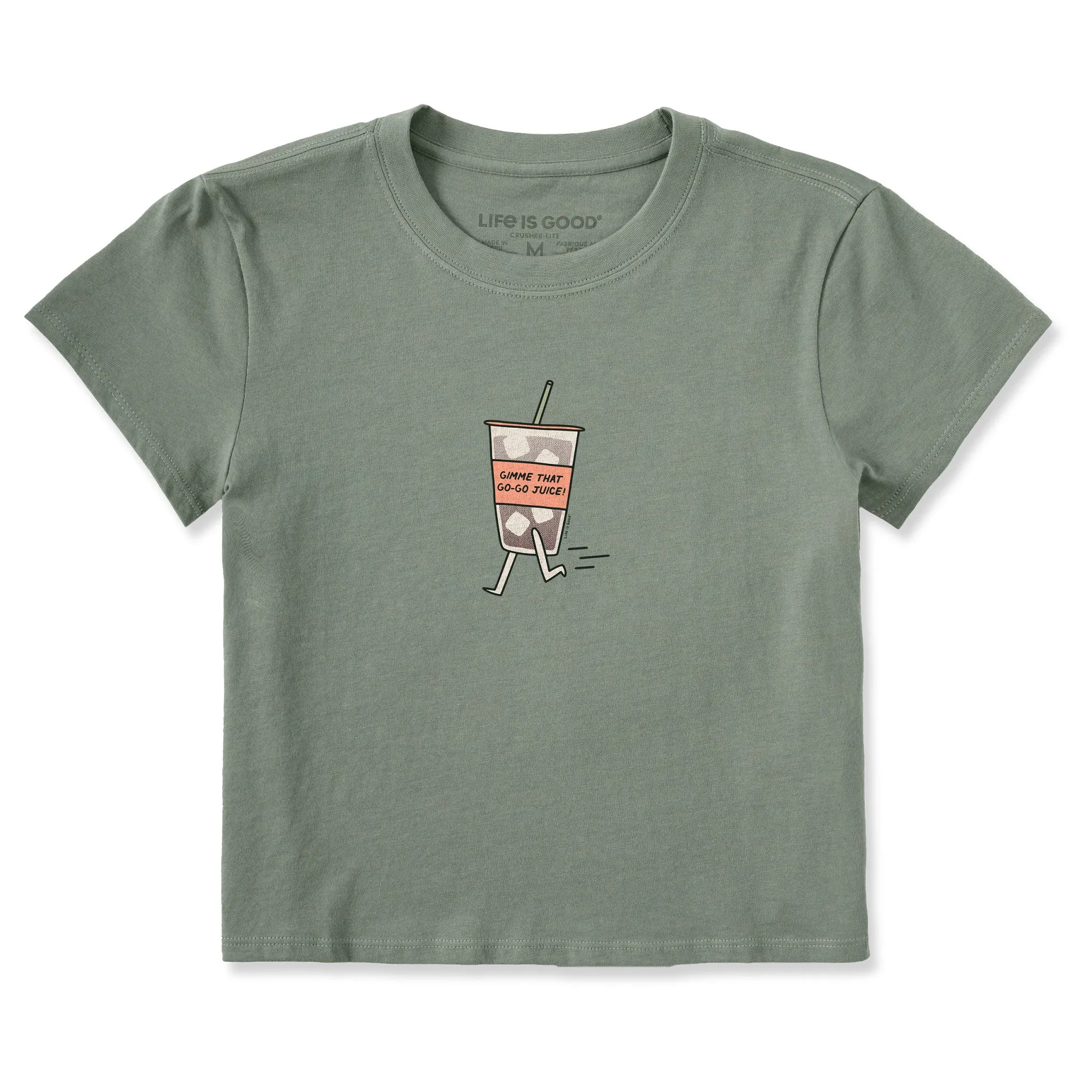 Women's Gimme That Go-Go Juice Crusher-LITE Shrunken Tee Life is Good