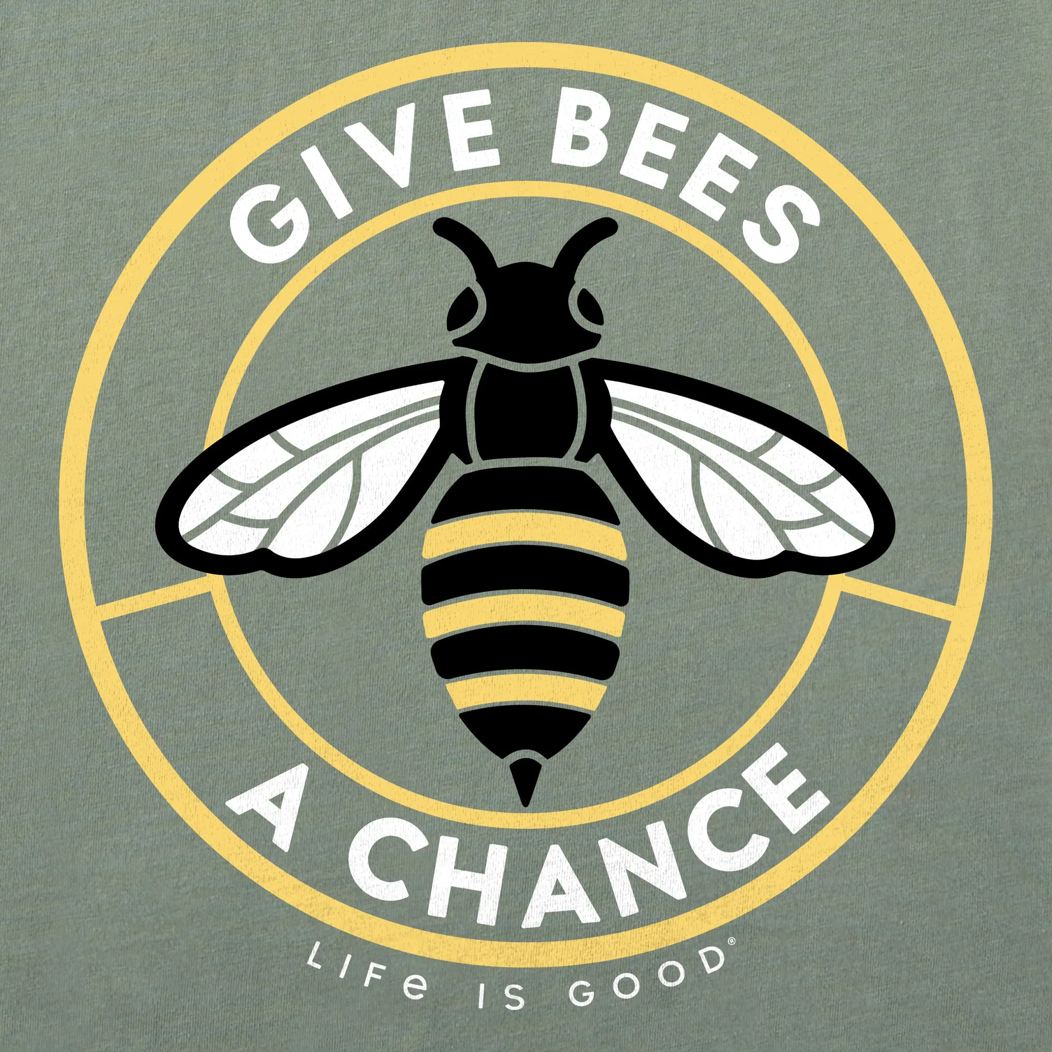 Women's Give Bees A Chance Coin Short Sleeve Boxy Tee Life is Good
