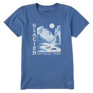 Women's Glacier National Park Short Sleeve Tee Life is Good