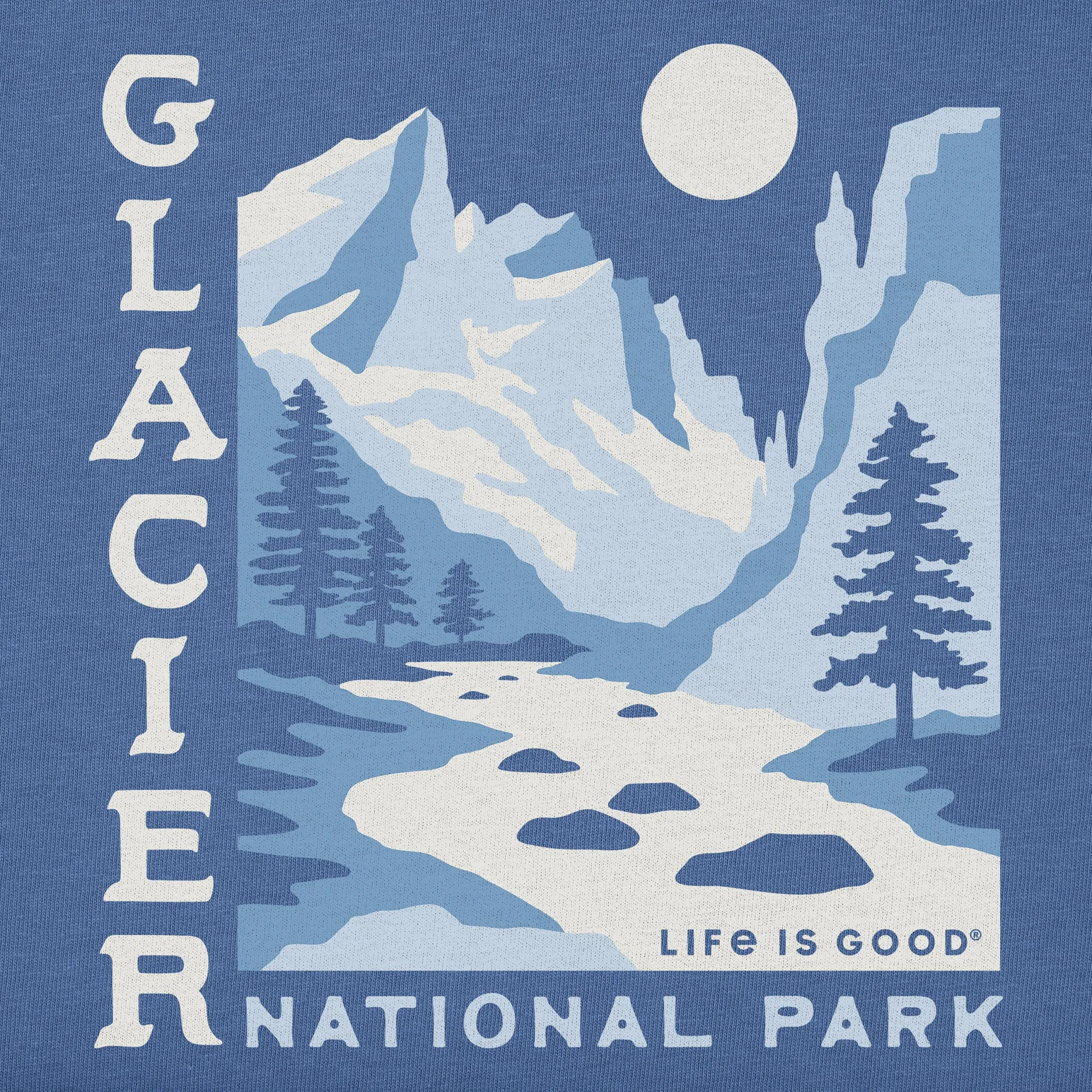Women's Glacier National Park Short Sleeve Tee Life is Good