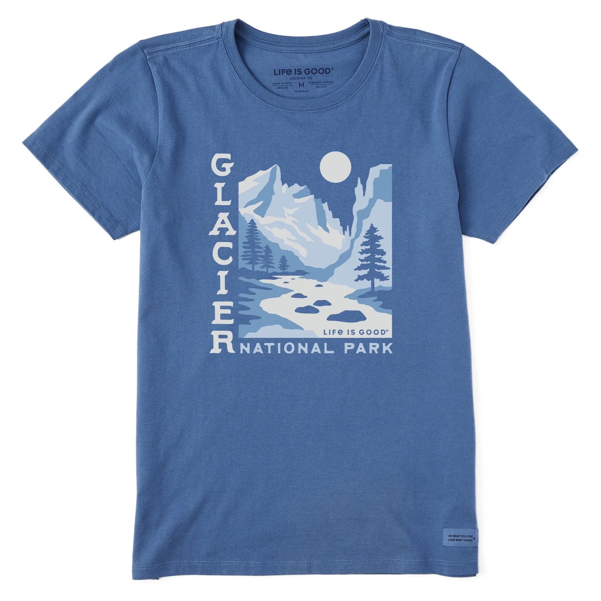 Women's Glacier National Park Short Sleeve Tee Life is Good