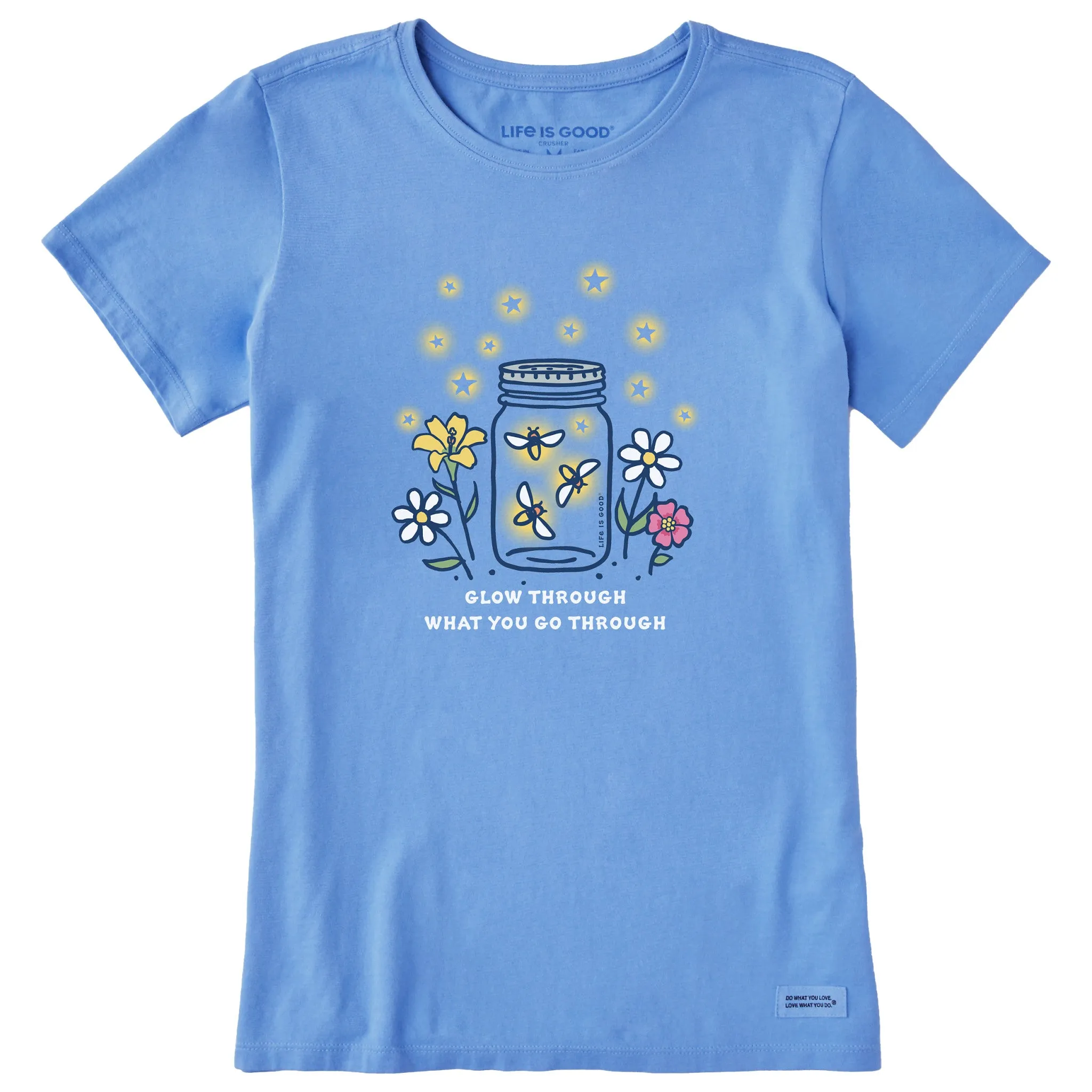 Women's Glow Through Mason Jar Short Sleeve Tee Life is Good