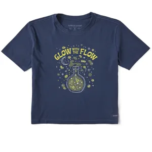 Women's Glow with the Flow Short Sleeve Crusher Boxy Tee Life is Good