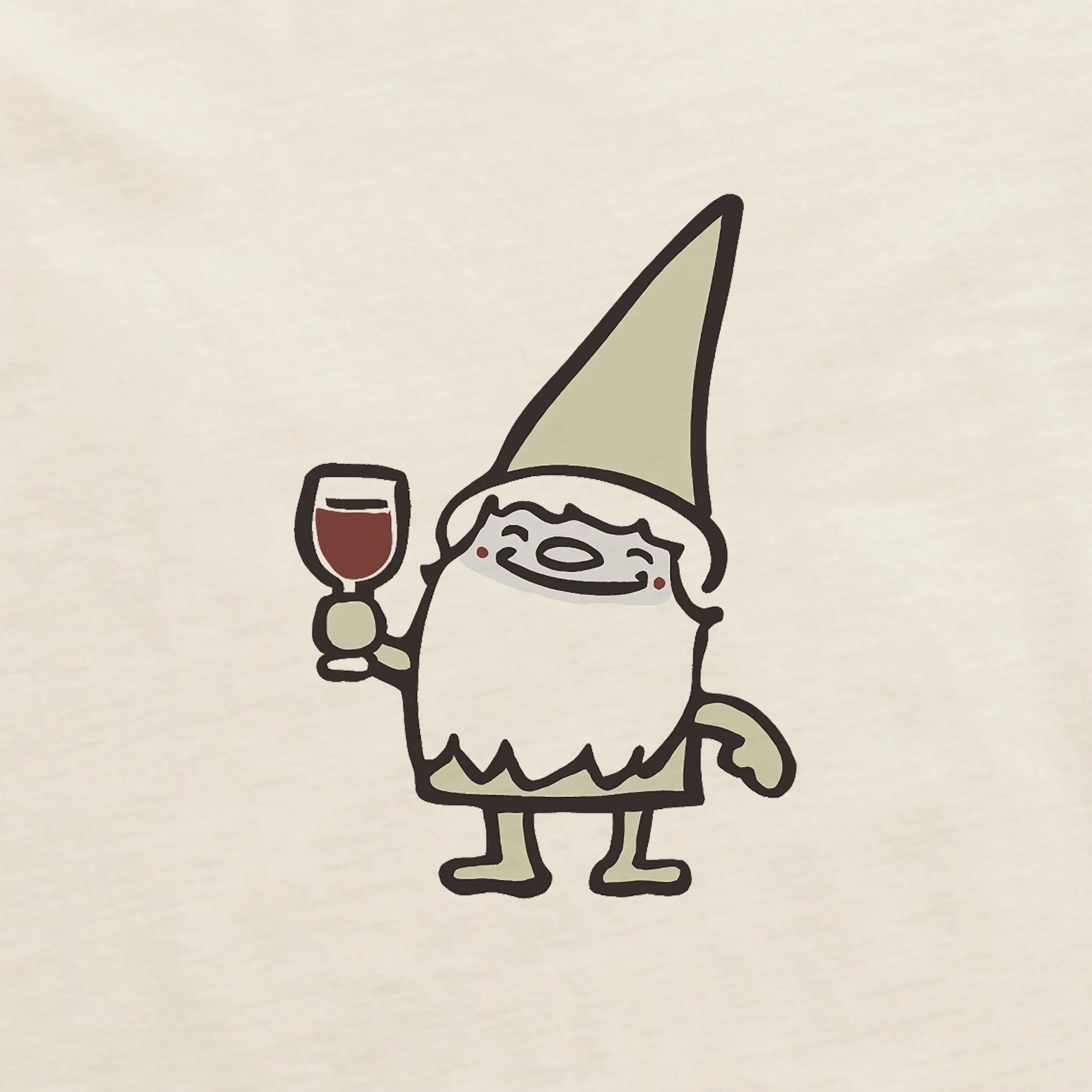 Women's Gnome with Wine Short Sleeve Crusher Boxy Tee Life is Good