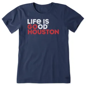 Women's Go Houston Short Sleeve Crusher Tee Life is Good