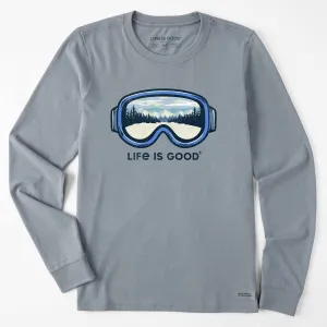 Women's Goggles Trail View Long Sleeve Crusher Tee Life is Good