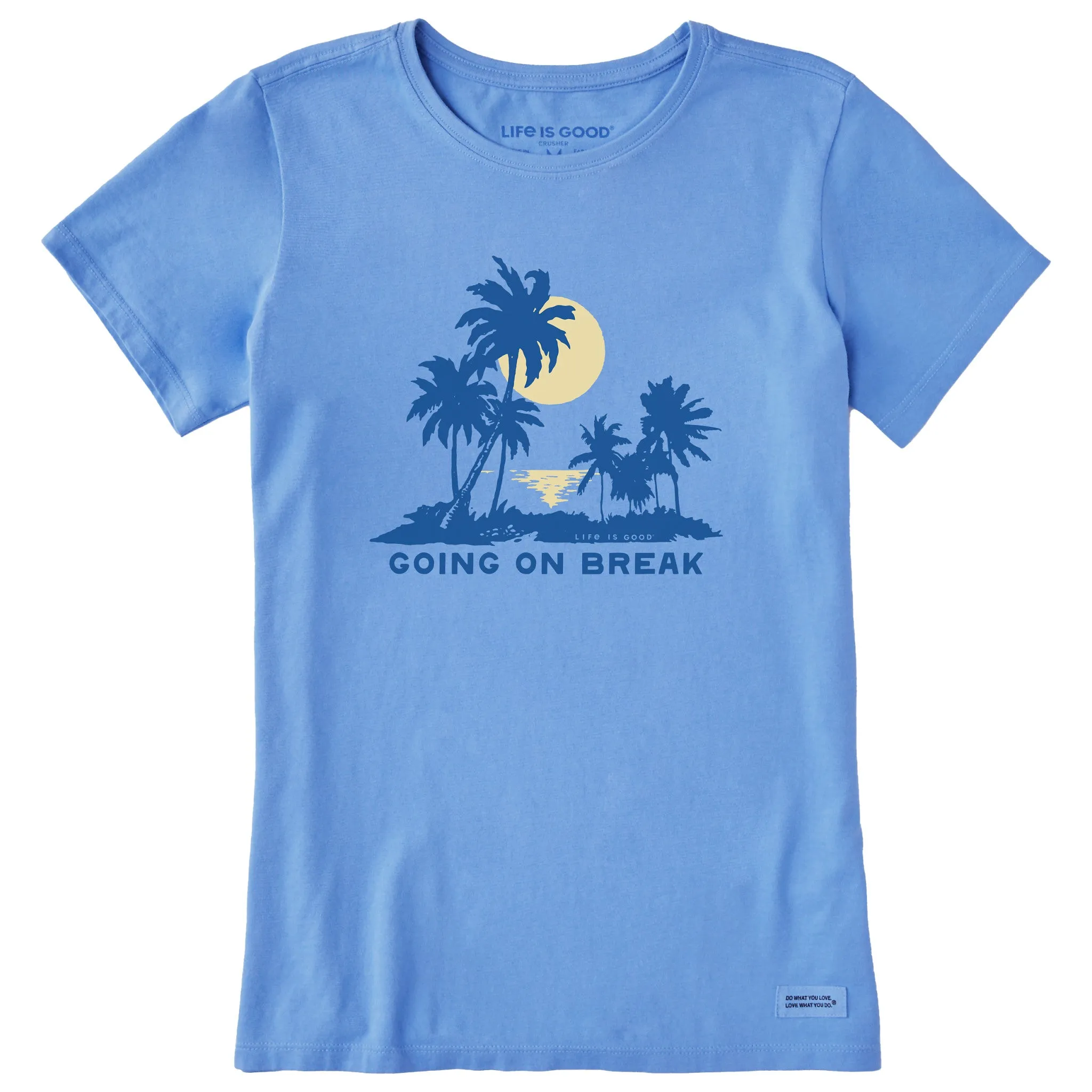 Women's Going on Break Palms Short Sleeve Tee Life is Good