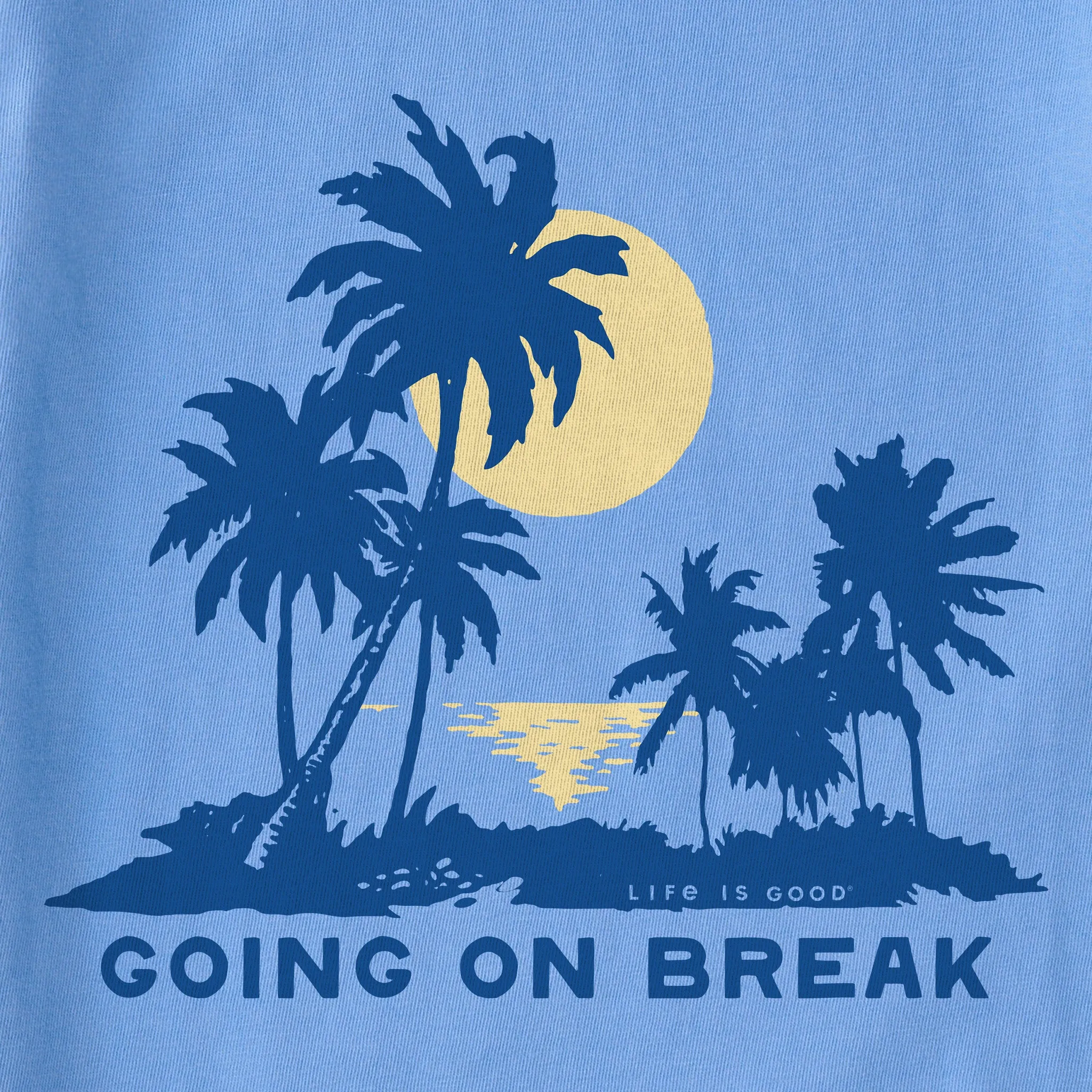 Women's Going on Break Palms Short Sleeve Tee Life is Good