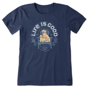 Women's Golden Family Adirondack Short Sleeve Tee Life is Good