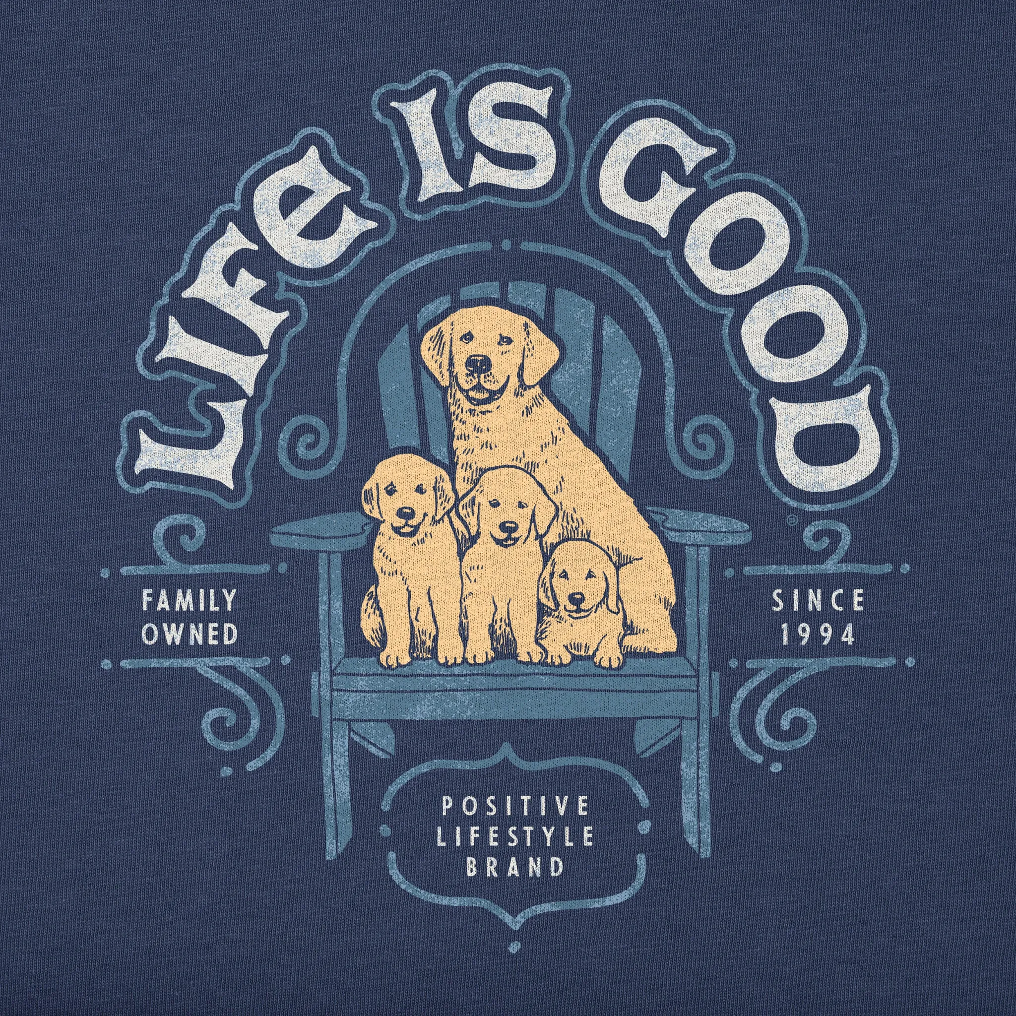 Women's Golden Family Adirondack Short Sleeve Tee Life is Good