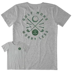 Women's Golf More Short Sleeve Crusher Tee Life is Good