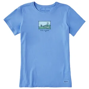 Women's Golf Vista Short Sleeve Crusher Tee Life is Good