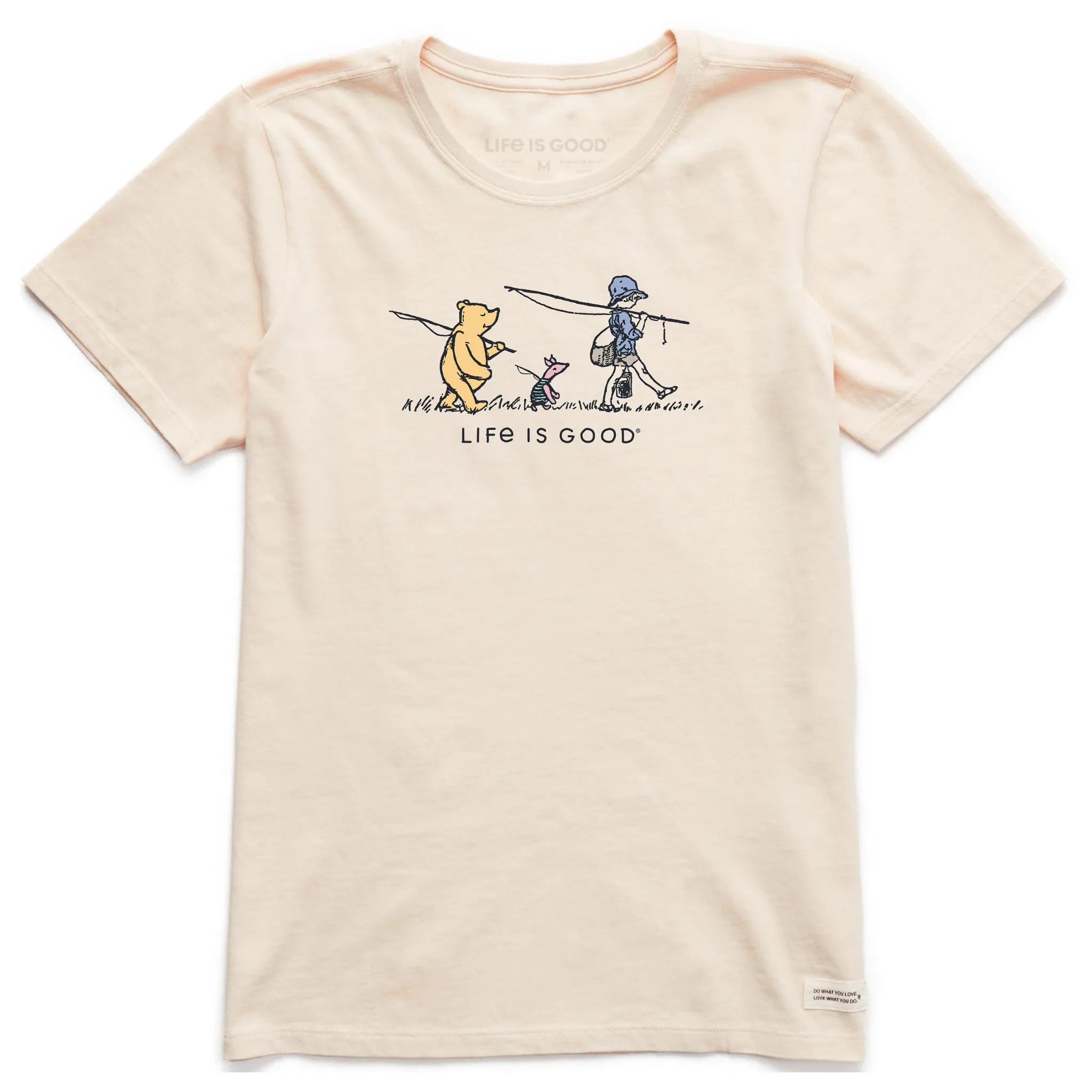 Women's Gone Fishin' Winnie Short Sleeve Crusher Tee Life is Good