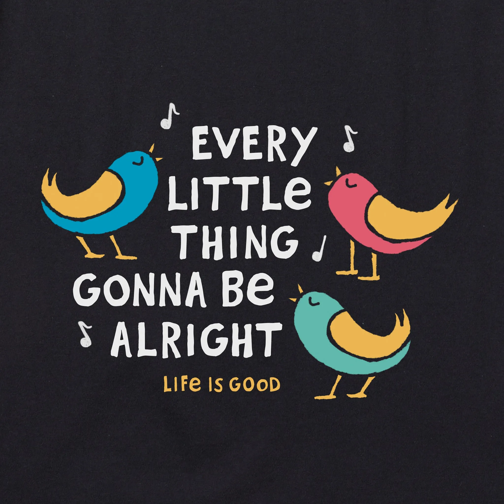 Women's Gonna Be Alright Long Sleeve Crusher Vee Life is Good