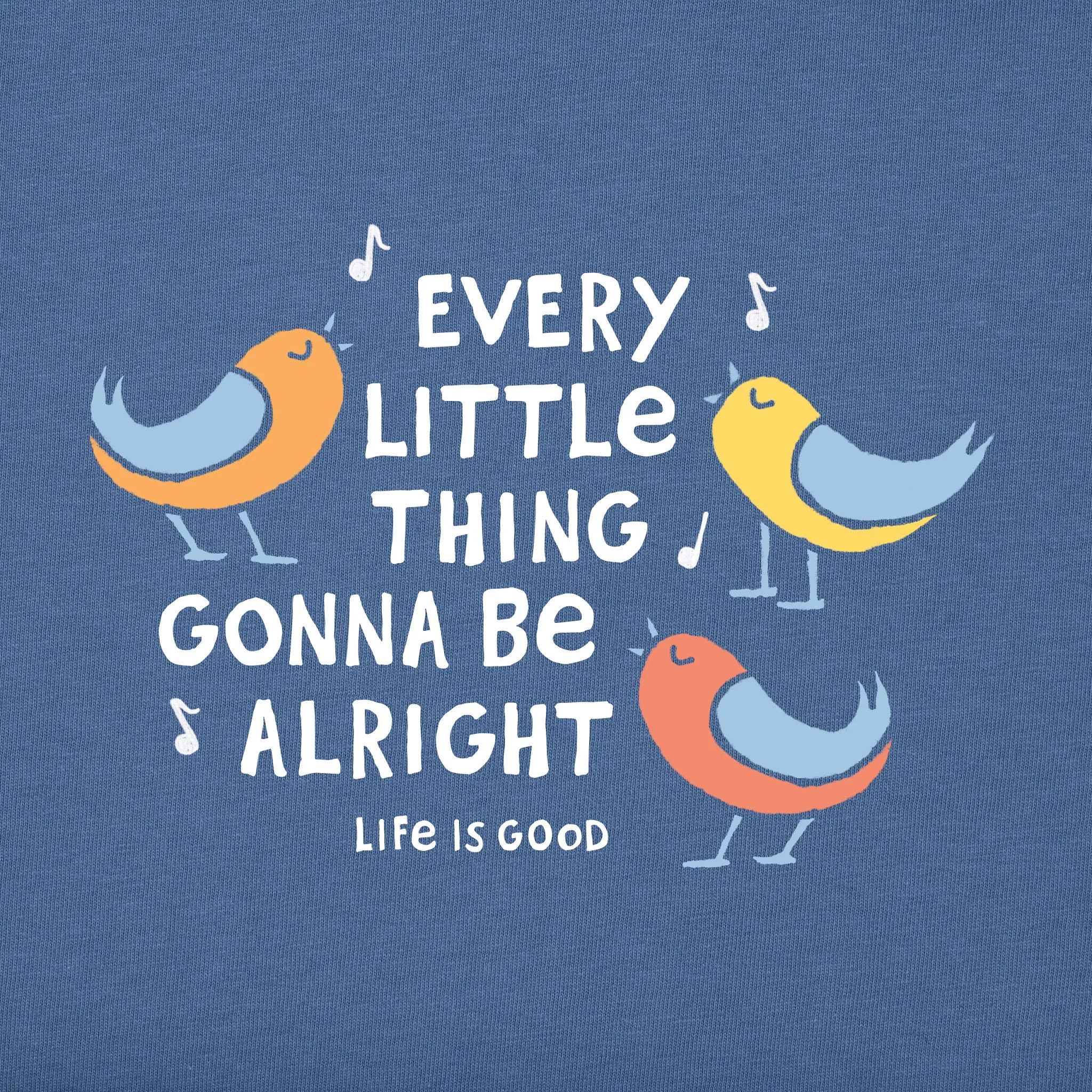 Women's Gonna Be Alright Short Sleeve Vee Life is Good