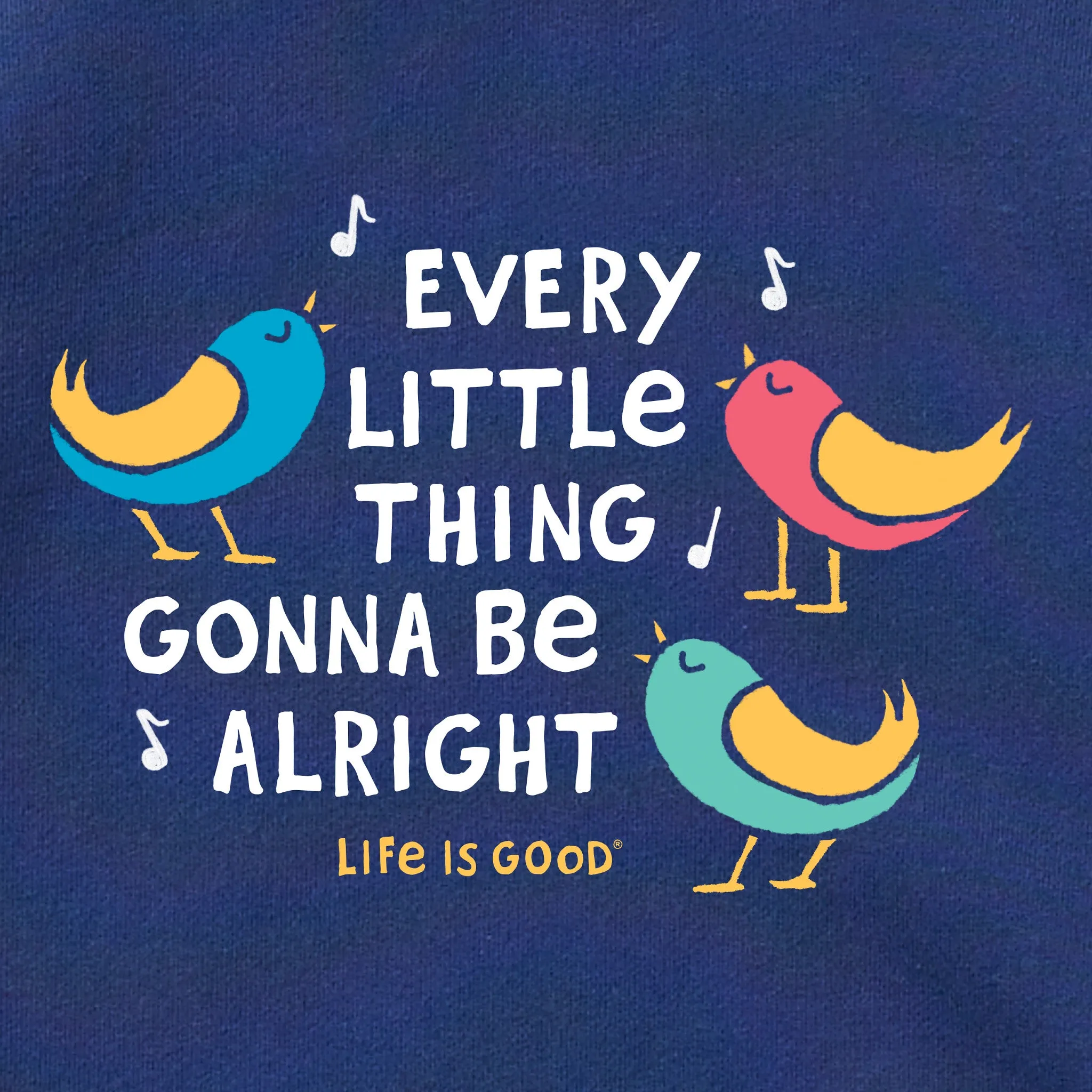 Women's Gonna Be Alright Simply True Fleece Crew Life is Good