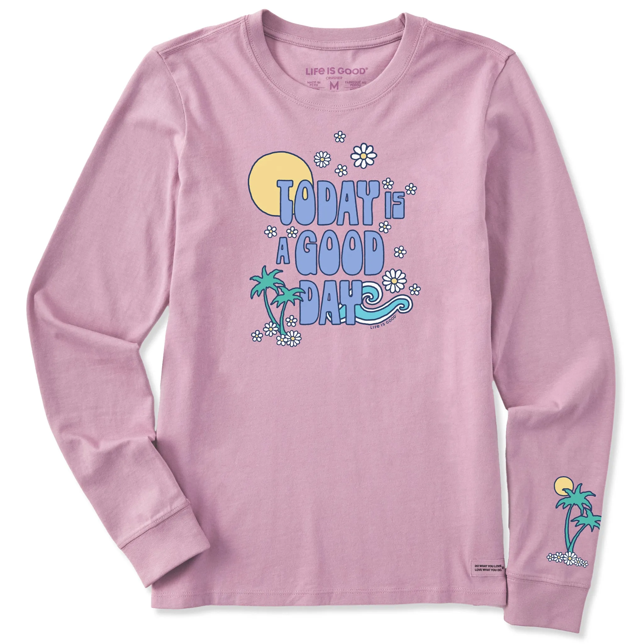 Women's Good Day Long Sleeve Crusher Tee Life is Good