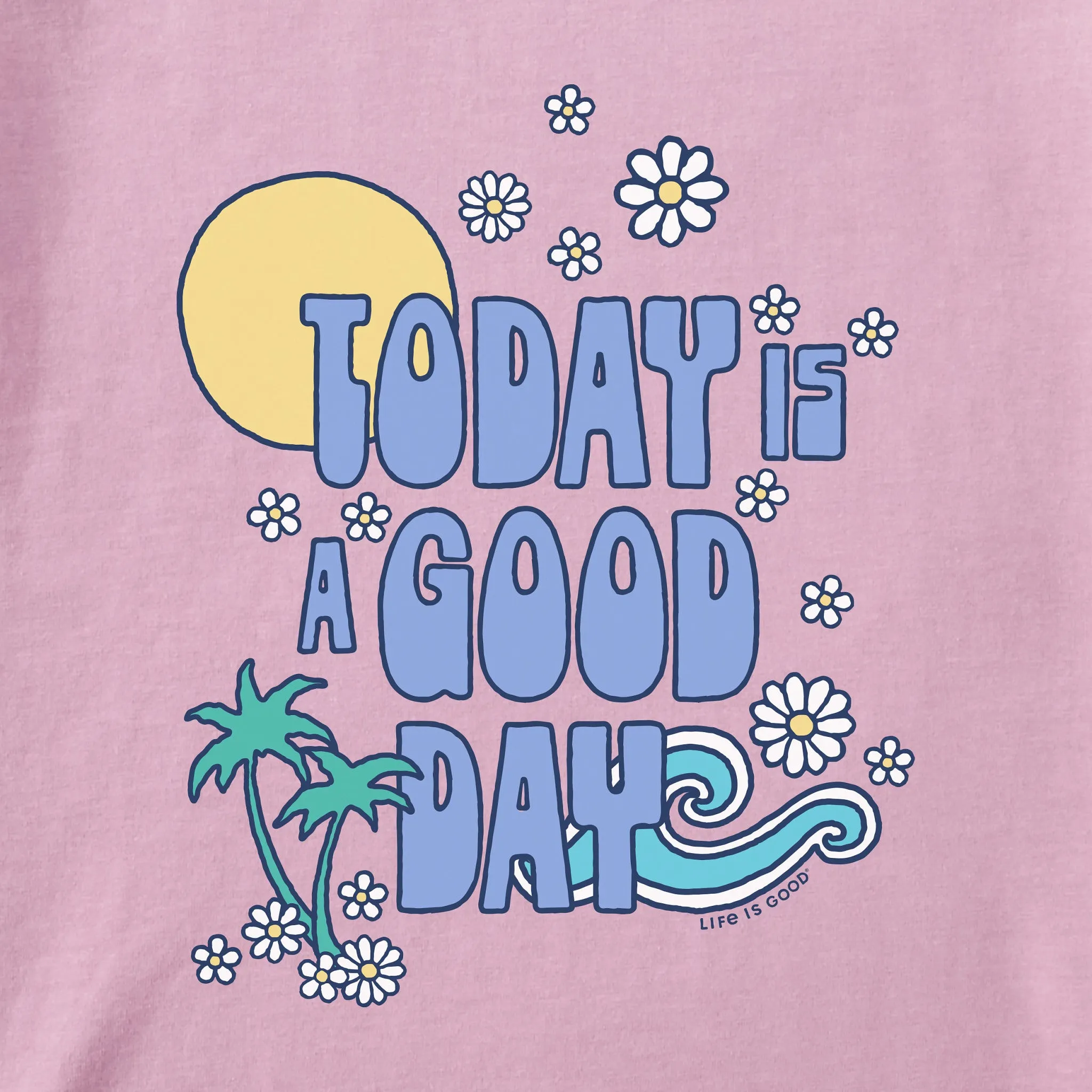 Women's Good Day Long Sleeve Crusher Tee Life is Good