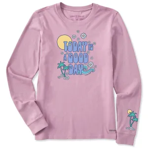 Women's Good Day Long Sleeve Crusher Tee Life is Good