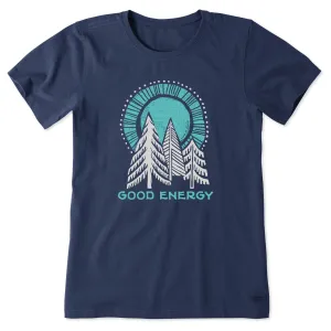 Women's Good Energy Trees Short Sleeve Crusher Tee Life is Good