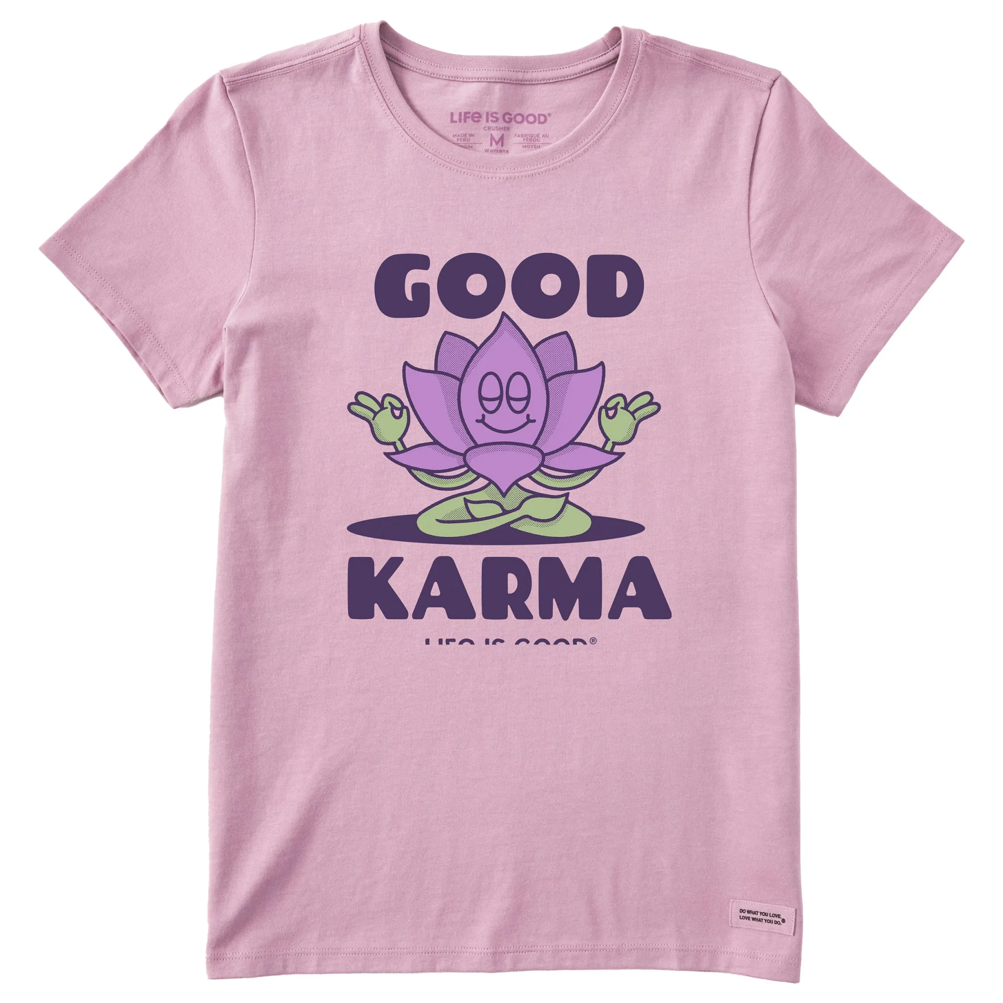 Women's Good Karma Lotus Short Sleeve Tee Life is Good