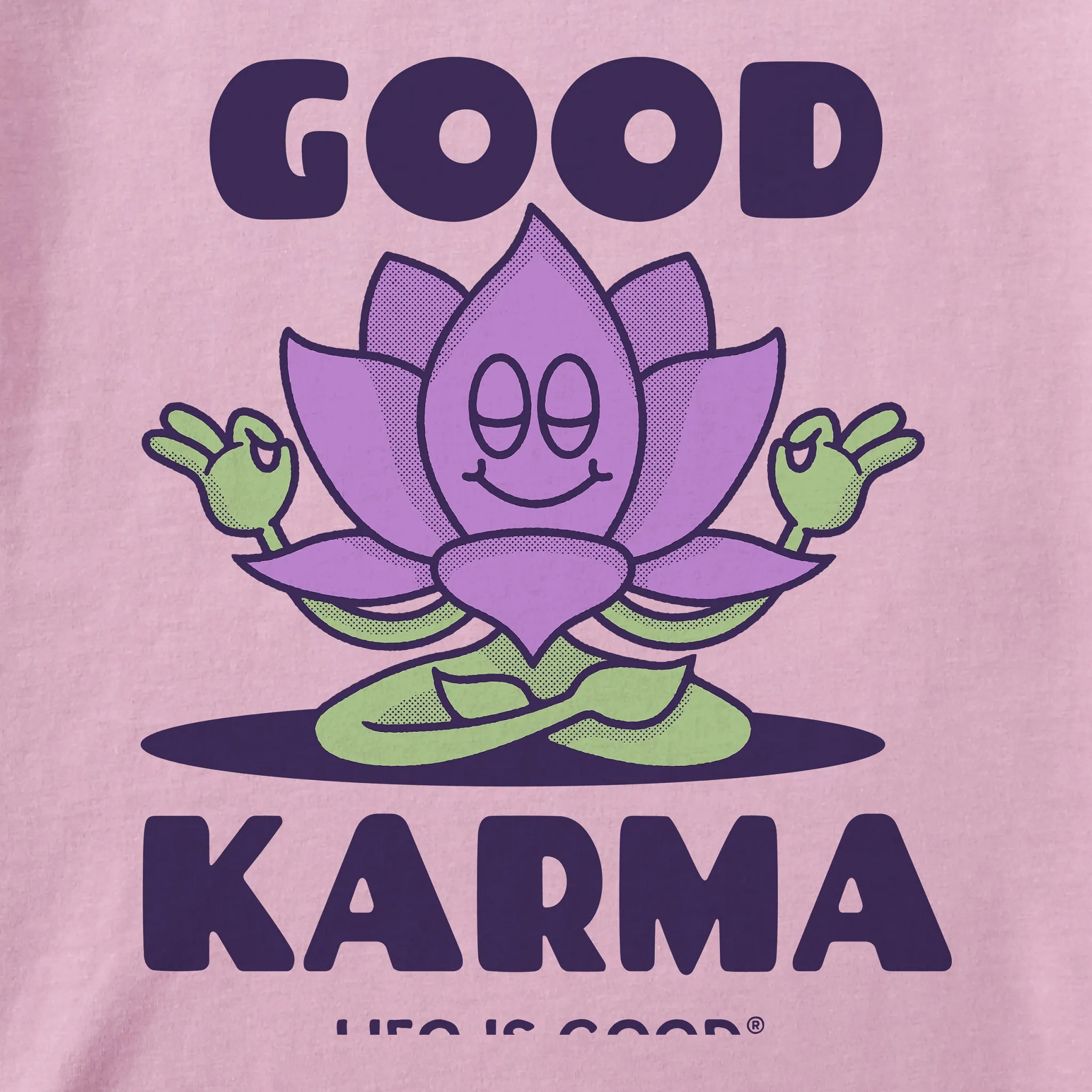 Women's Good Karma Lotus Short Sleeve Tee Life is Good