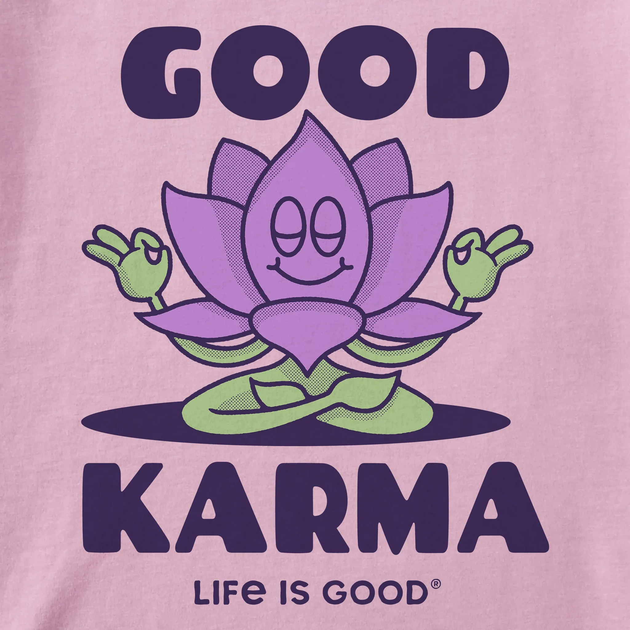 Women's Good Karma Lotus Short Sleeve Tee Life is Good