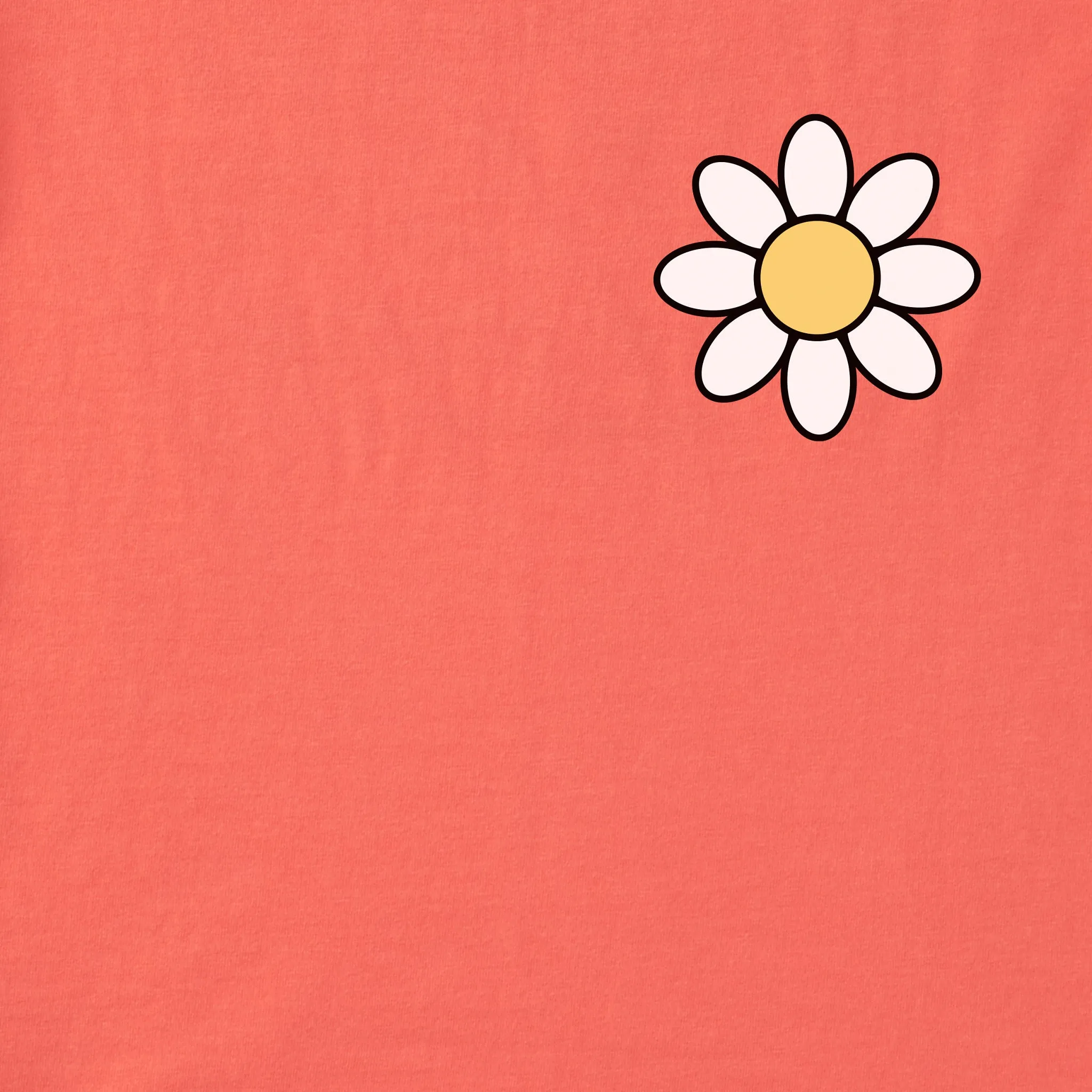 Women's Good Vibes are Contagious Flowers Short Sleeve Crusher Boxy Tee Life is Good