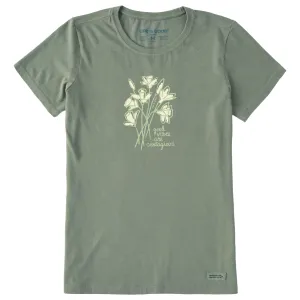 Women's Good Vibes Daffodils Short Sleeve Crusher Tee Life is Good