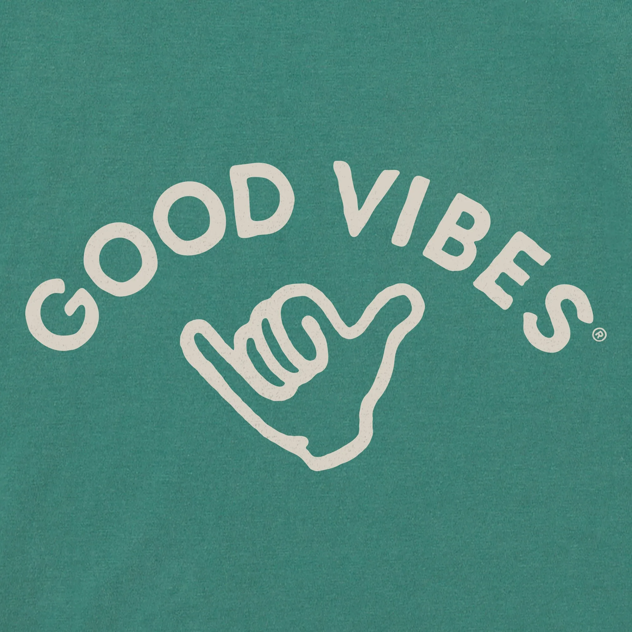 Women's Good Vibes Shaka Short Sleeve Crusher Boxy Tee Life is Good