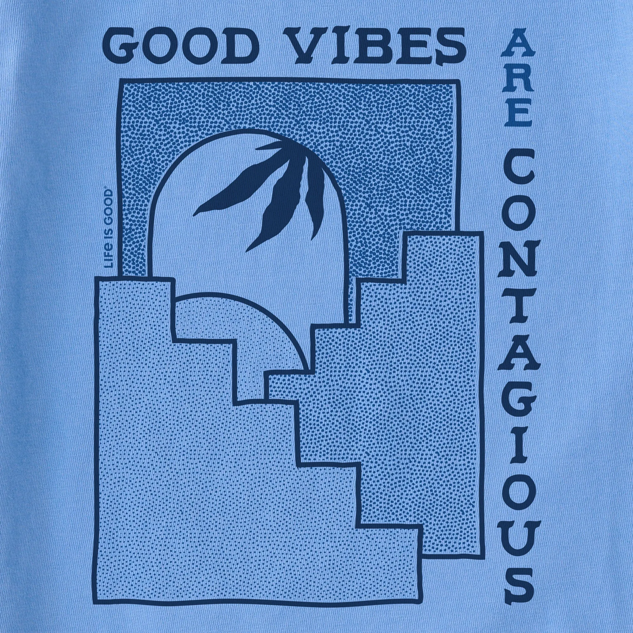 Women's Good Vibes Steps Short Sleeve Tee Life is Good