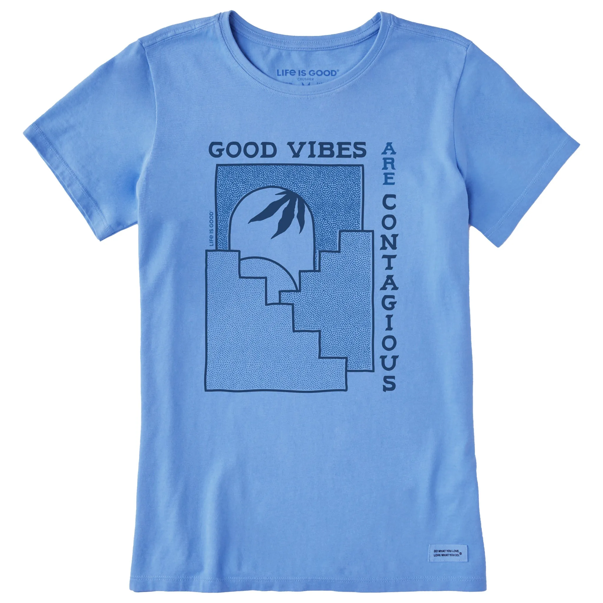 Women's Good Vibes Steps Short Sleeve Tee Life is Good
