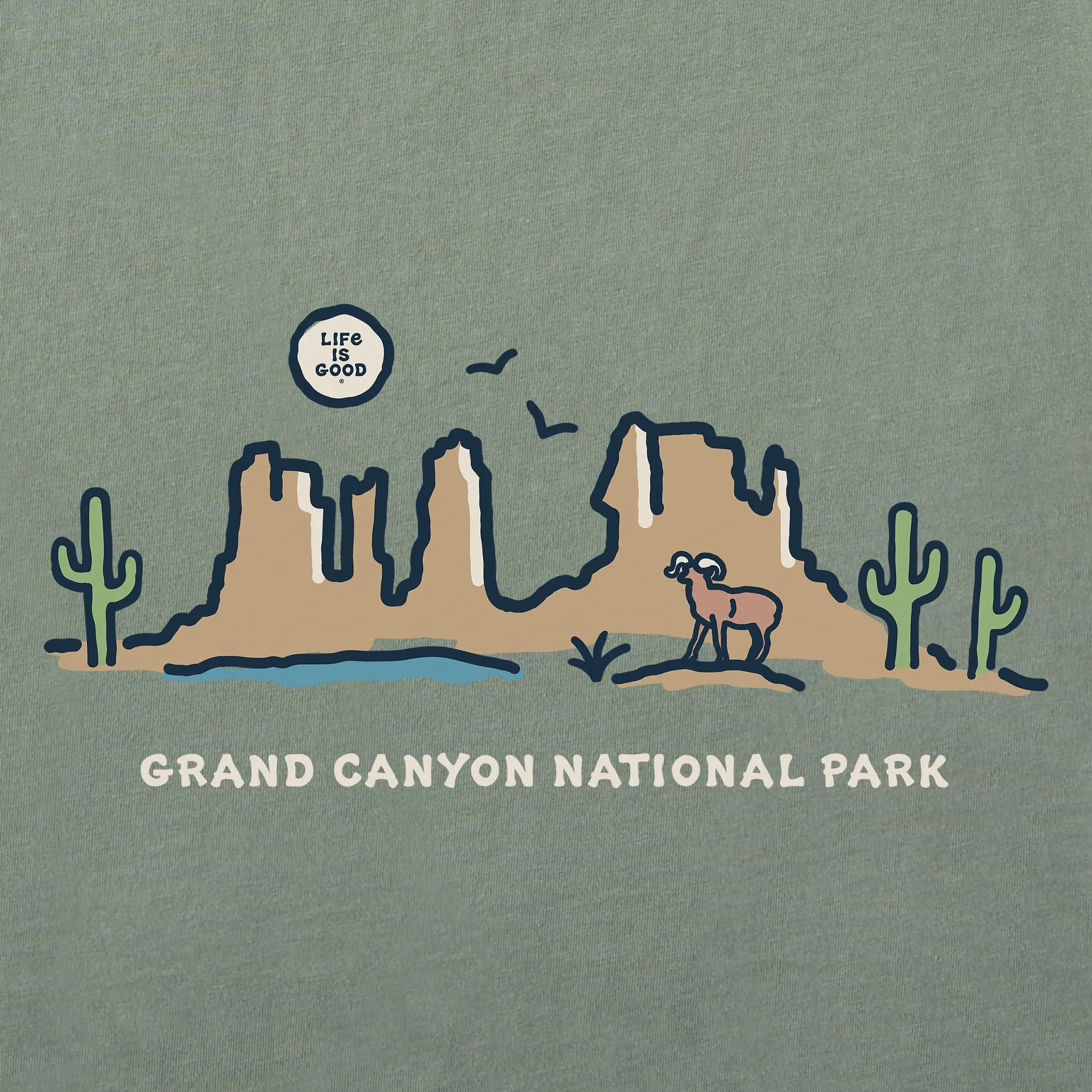 Women's Grand Canyon Vista Short Sleeve Crusher Tee Life is Good