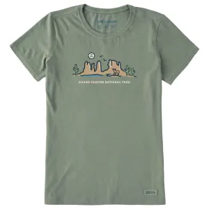 Women's Grand Canyon Vista Short Sleeve Crusher Tee Life is Good