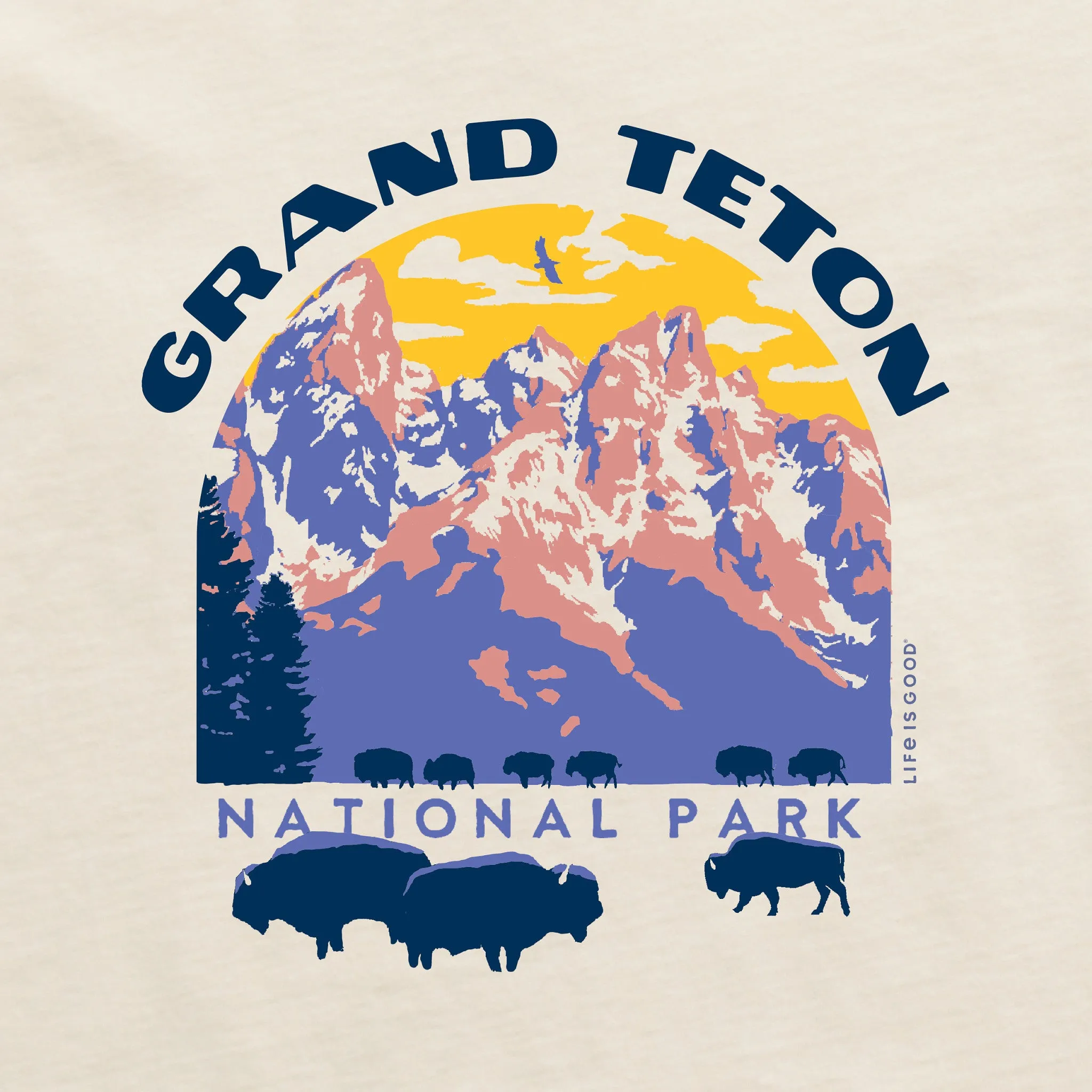 Women's Grand Tetons Short Sleeve Crusher Tee Life is Good