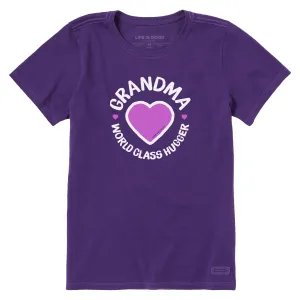 Women's Grandma World Class Hugger Short Sleeve Tee Life is Good