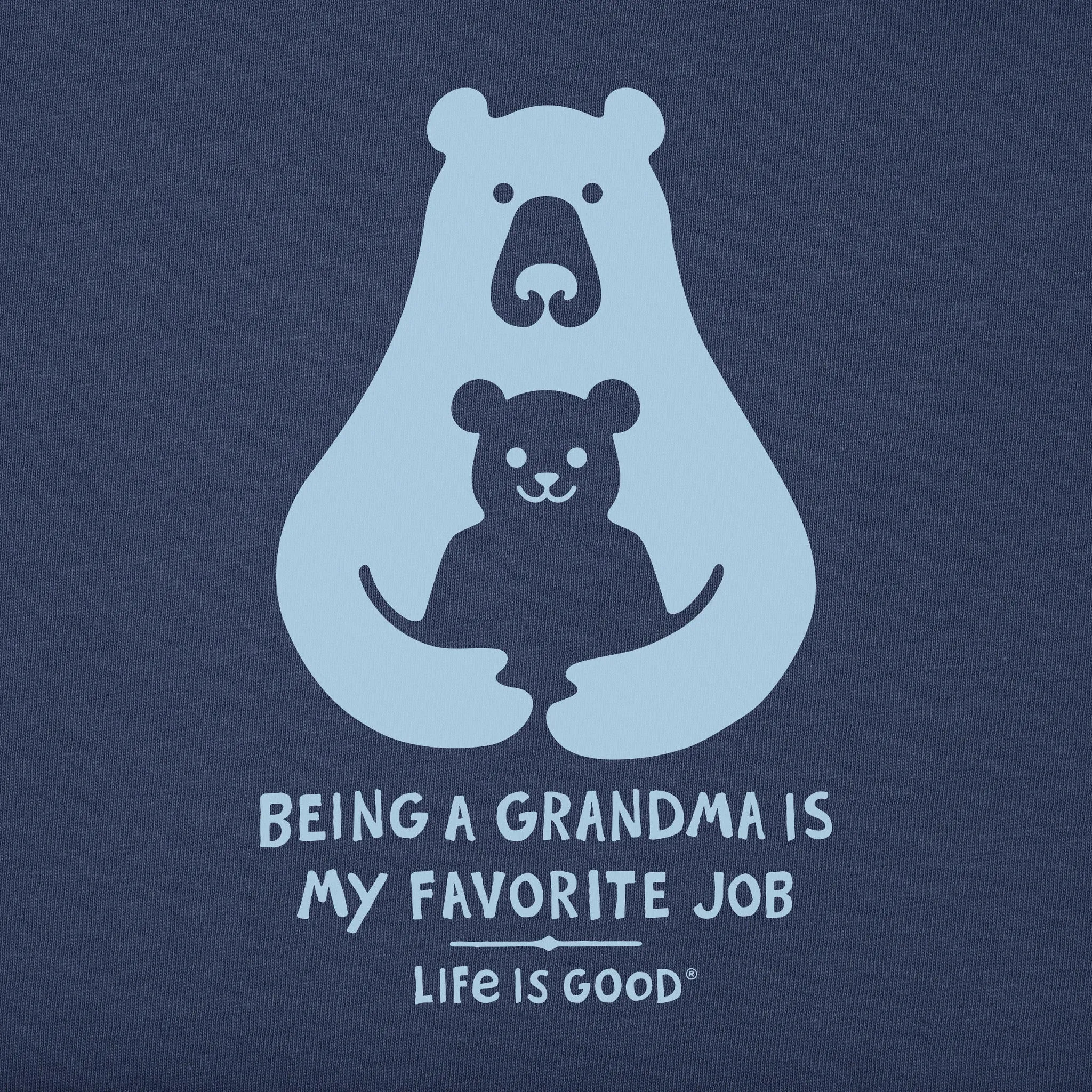 Women's Grandma's Fave Short Sleeve Vee Life is Good