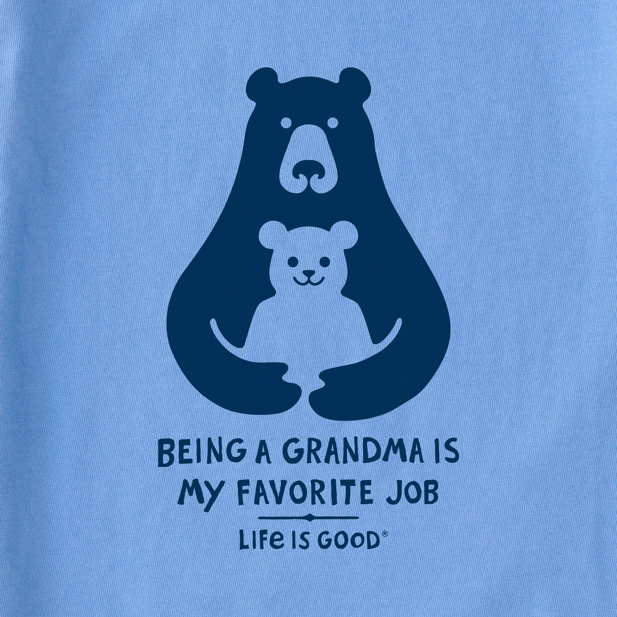 Women's Grandma's Fave Short Sleeve Vee Life is Good