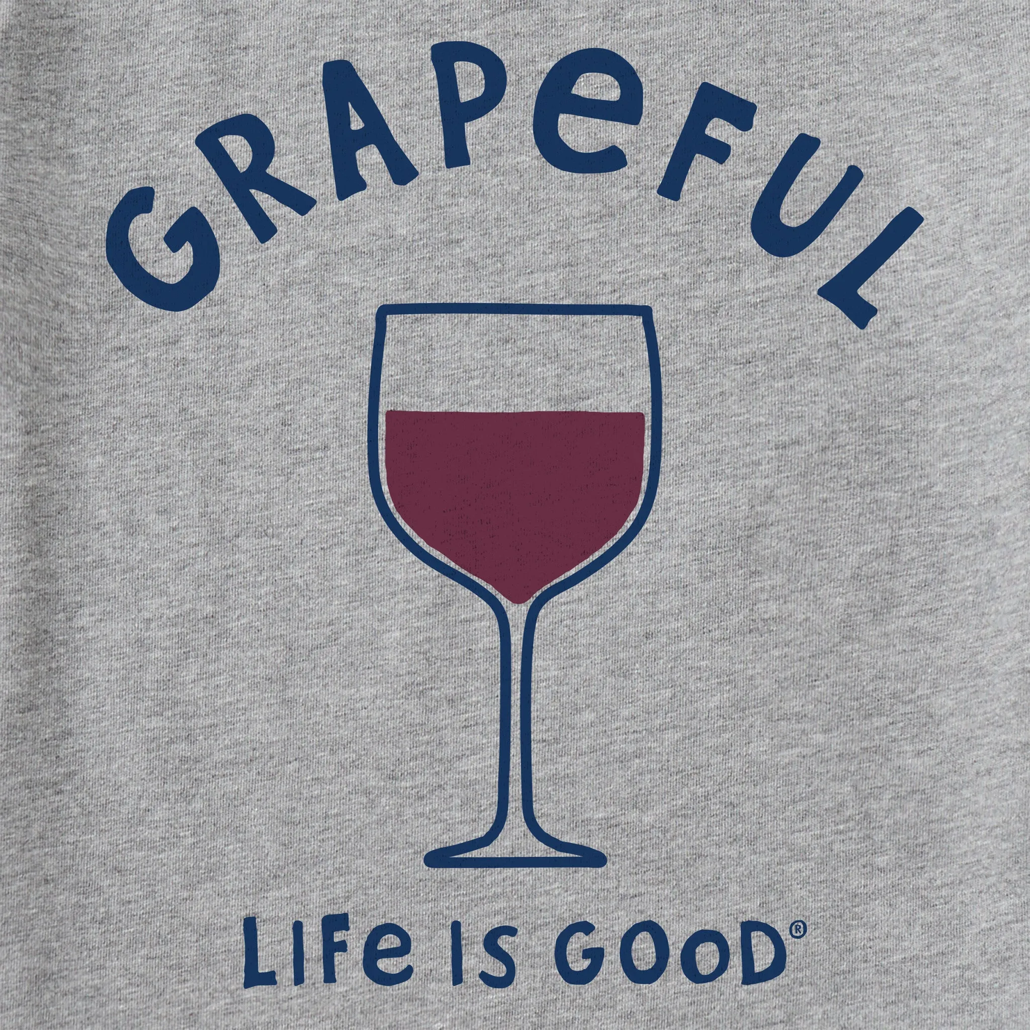 Women's Grapeful Short Sleeve Crusher Tee Life is Good