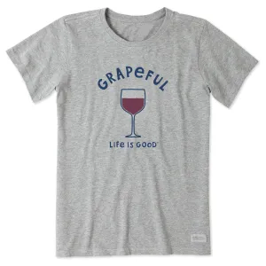 Women's Grapeful Short Sleeve Crusher Tee Life is Good