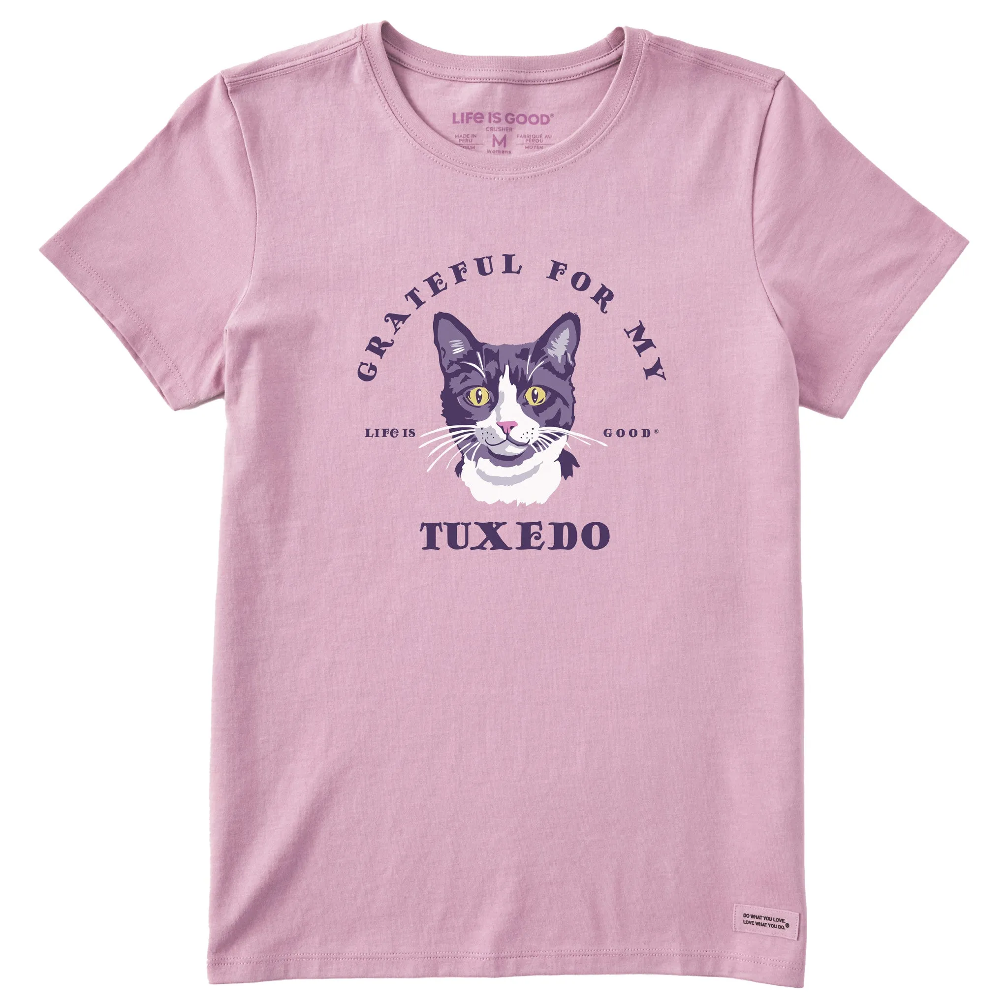 Women's Grateful for my Tuxedo Short Sleeve Tee Life is Good