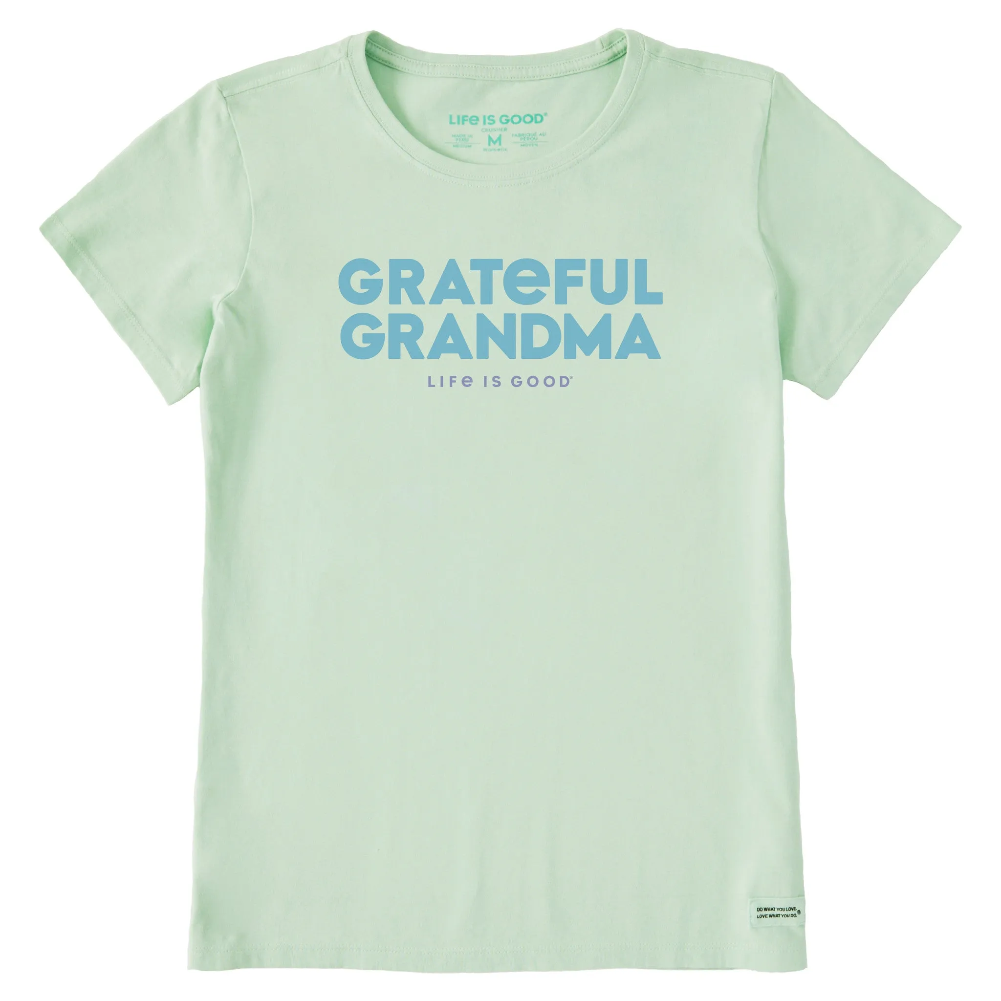 Women's Grateful Grandma Short Sleeve Crusher Tee Life is Good