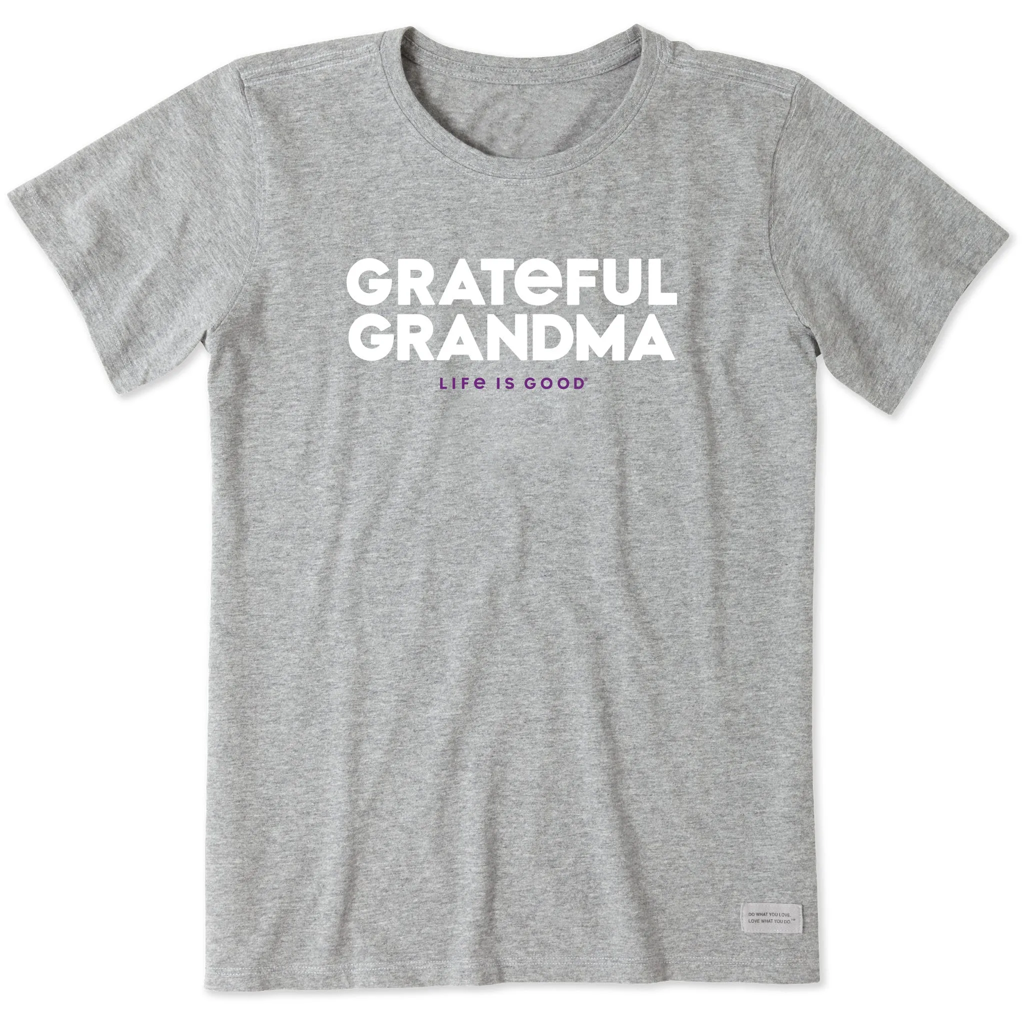 Women's Grateful Grandma Short Sleeve Crusher Tee Life is Good