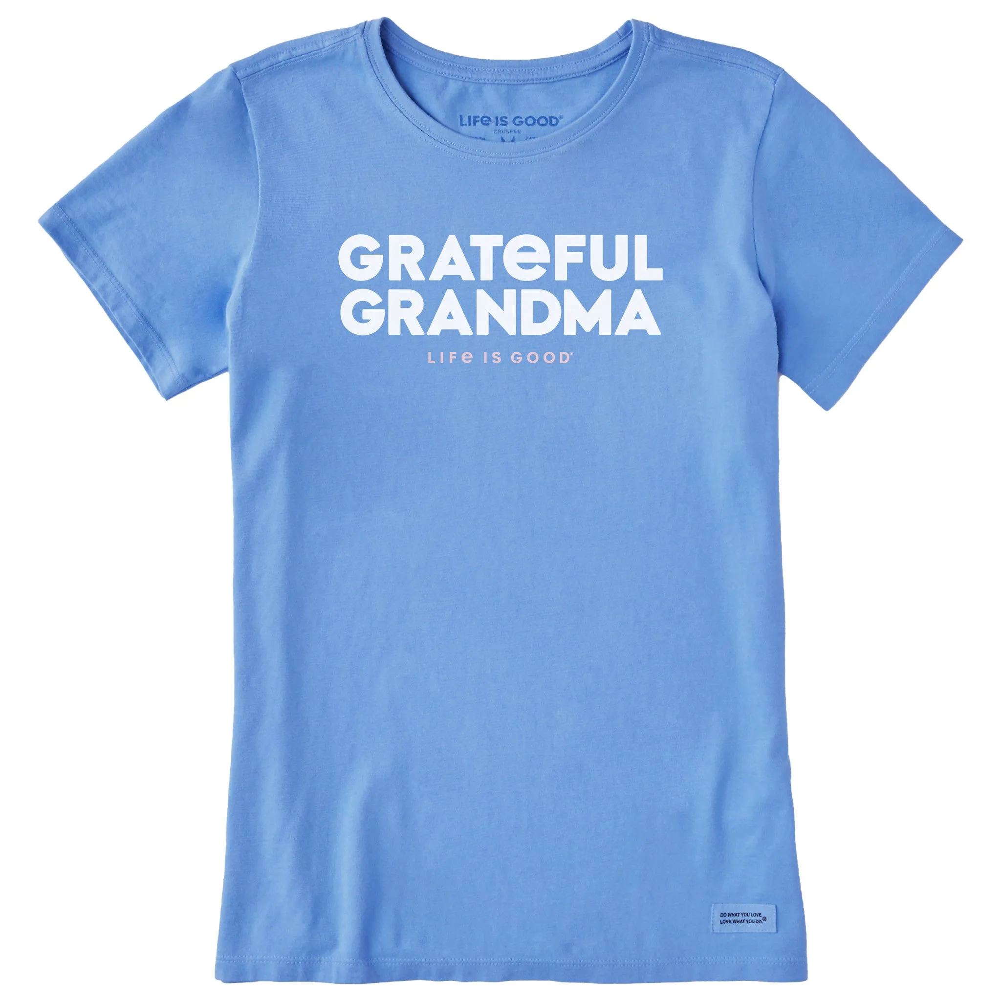 Women's Grateful Grandma Short Sleeve Crusher Tee Life is Good