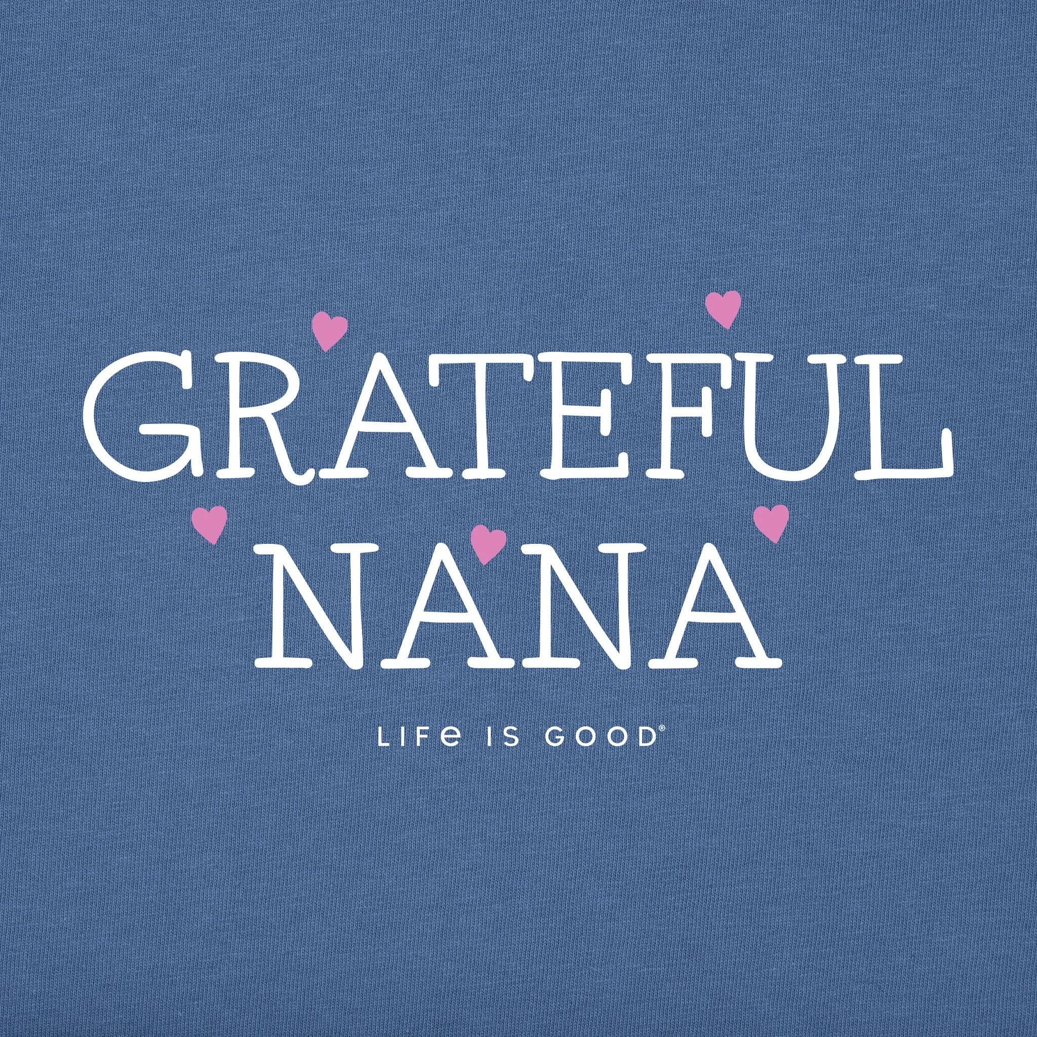 Women's Grateful Nana Short Sleeve Crusher Vee Life is Good
