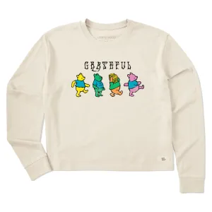 Women's Grateful Winnies Long Sleeve Crusher Boxy Tee Life is Good