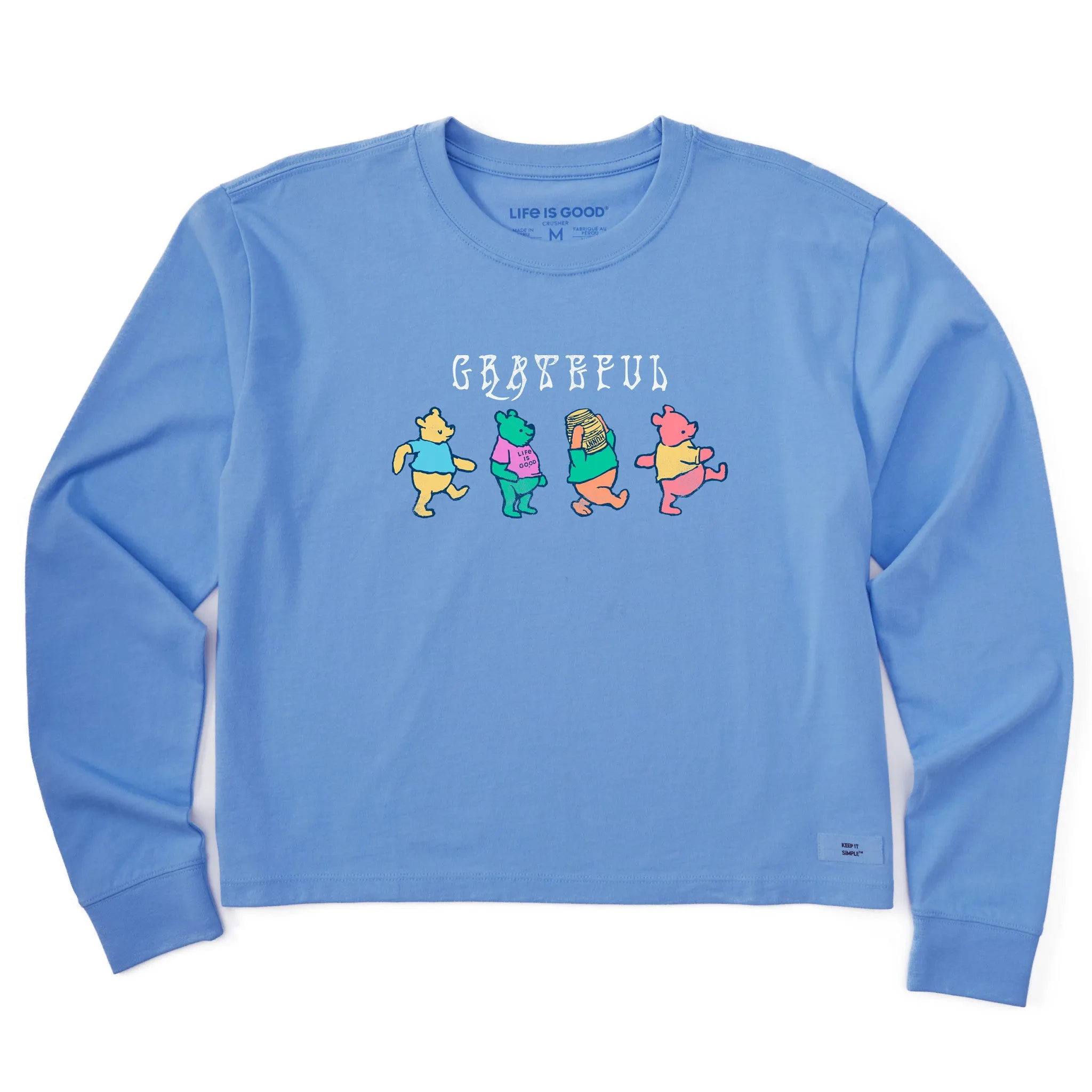 Women's Grateful Winnies Long Sleeve Crusher Boxy Tee Life is Good